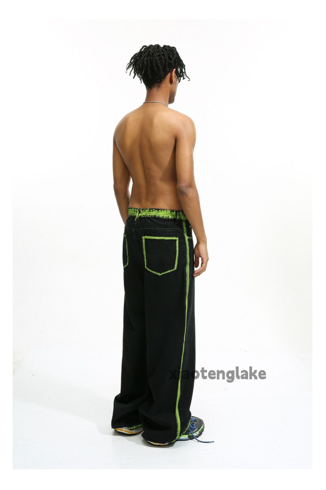 Designer × Japanese Brand × Vintage urban utility skate hiphop loose baggy flared pants Size US 32 / EU 48 - 8 Thumbnail