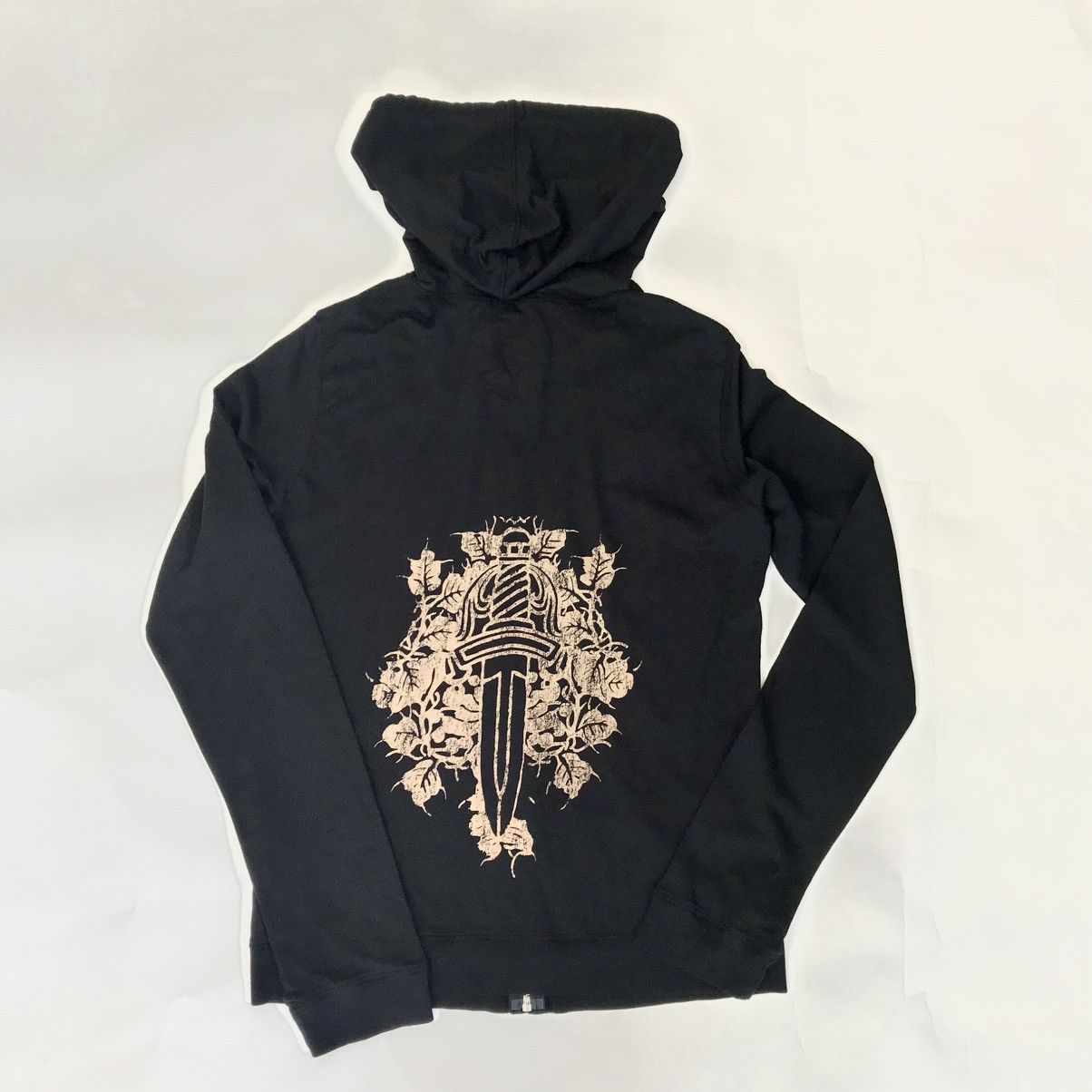 Chrome Hearts Chrome Hearts Dagger Vine Zip Up Hoodie with silver Dagger Size M / US 6-8 / IT 42-44 - 1 Thumbnail