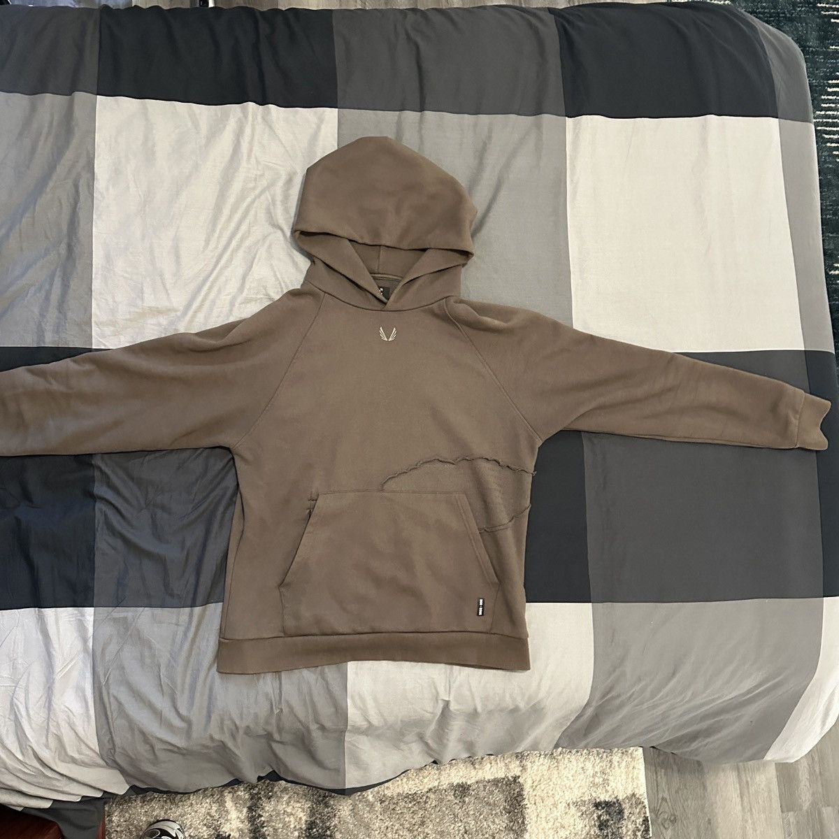 ASRV ASRV 0305. Mantra Hoodie - Deep Taupe Size US M / EU 48-50 / 2 - 1 Thumbnail