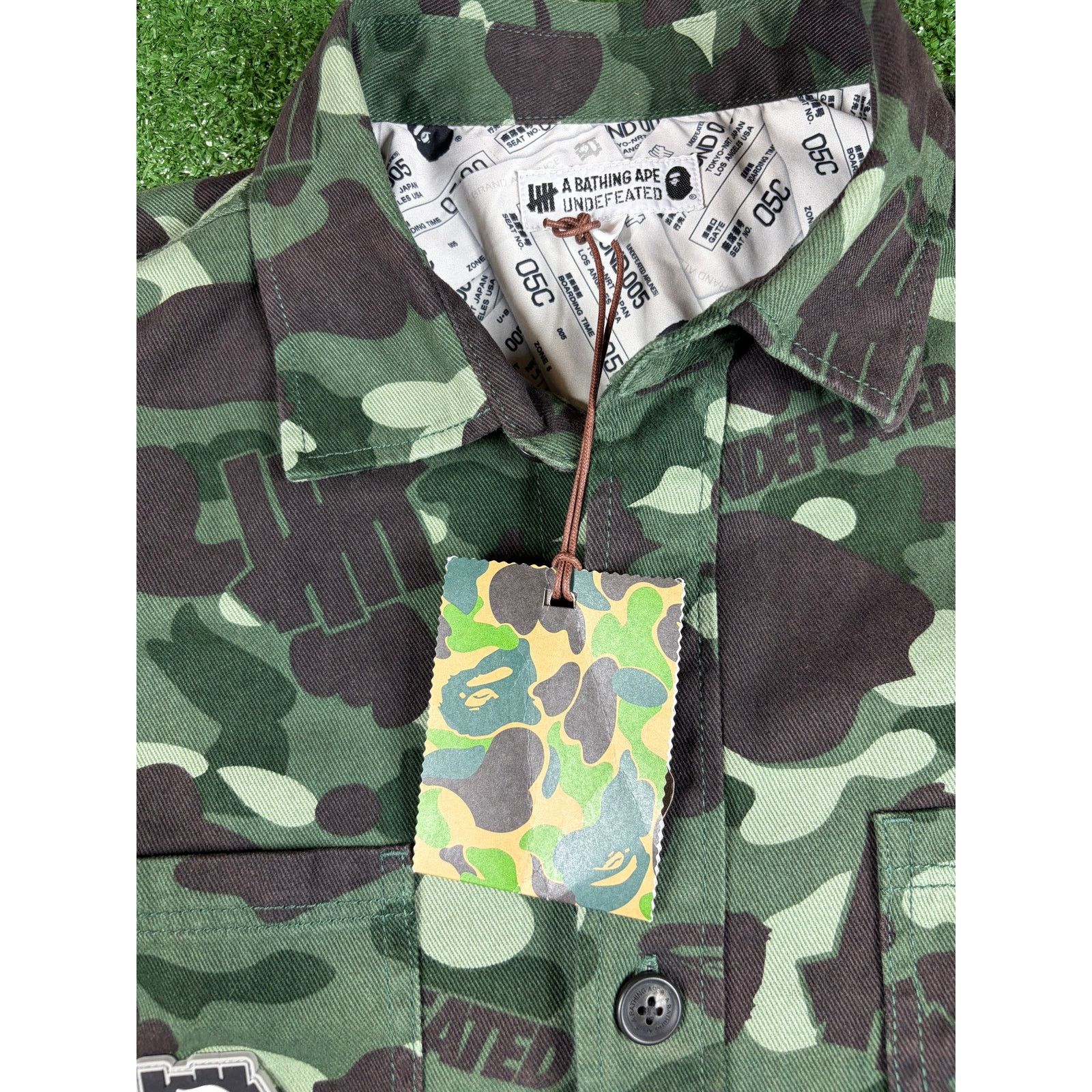 Bape BAPE X Undefeated Color Camo Flannel Jacket Size Large Size US L / EU 52-54 / 3 - 4 Thumbnail