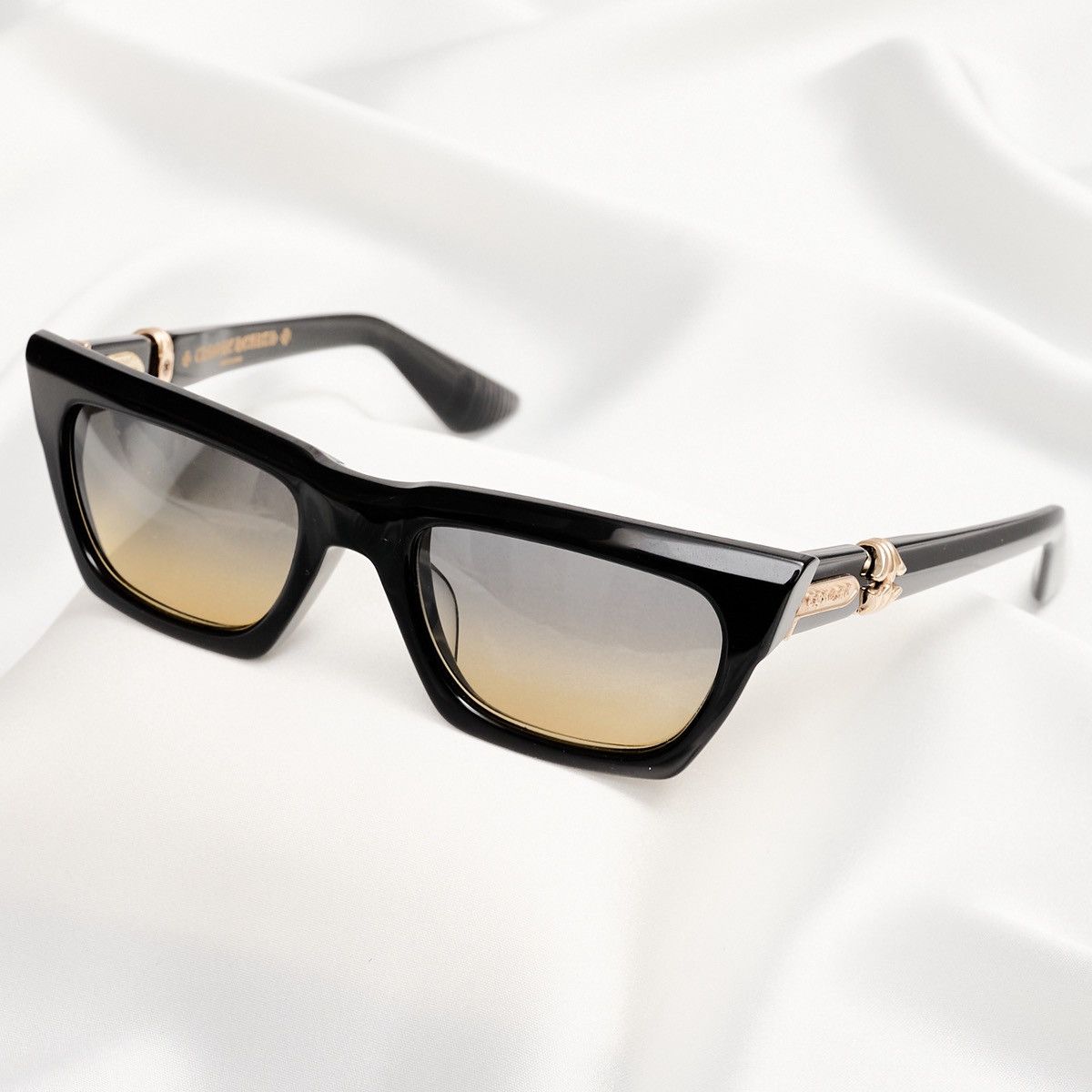 Chrome Hearts CHROME HEARTS CLITERALLY BLACK-18KGP SUNGLASSES Size ONE SIZE - 2 Thumbnail