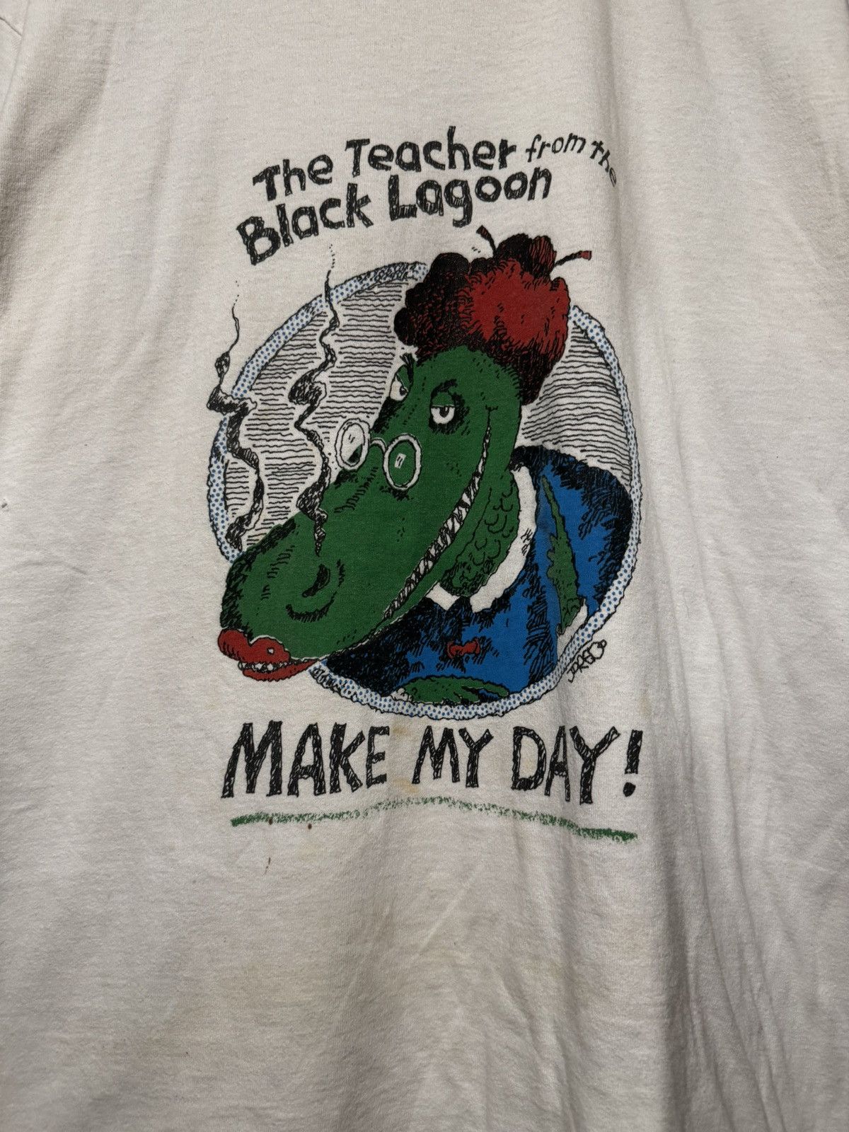 Vintage 90s teacher from the Black Lagoon graphic tee Size US L / EU 52-54 / 3 - 2 Thumbnail