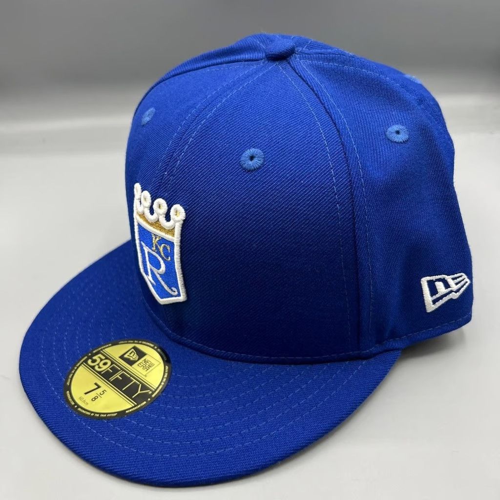 New Era Kansas City Royals Hat Men 7 5/8 59Fifty New Era Fitted Cap Size ONE SIZE - 2 Thumbnail