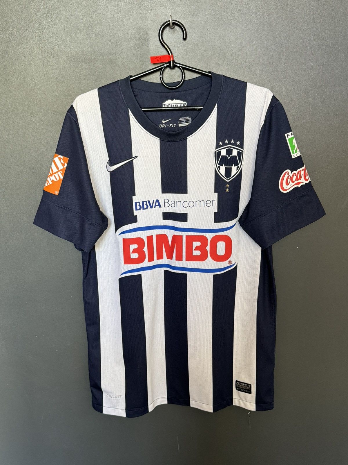 Nike CF Monterrey 12/13 Home Football Soccer Jersey T-Shirt Size US S / EU 44-46 / 1 - 1 Thumbnail
