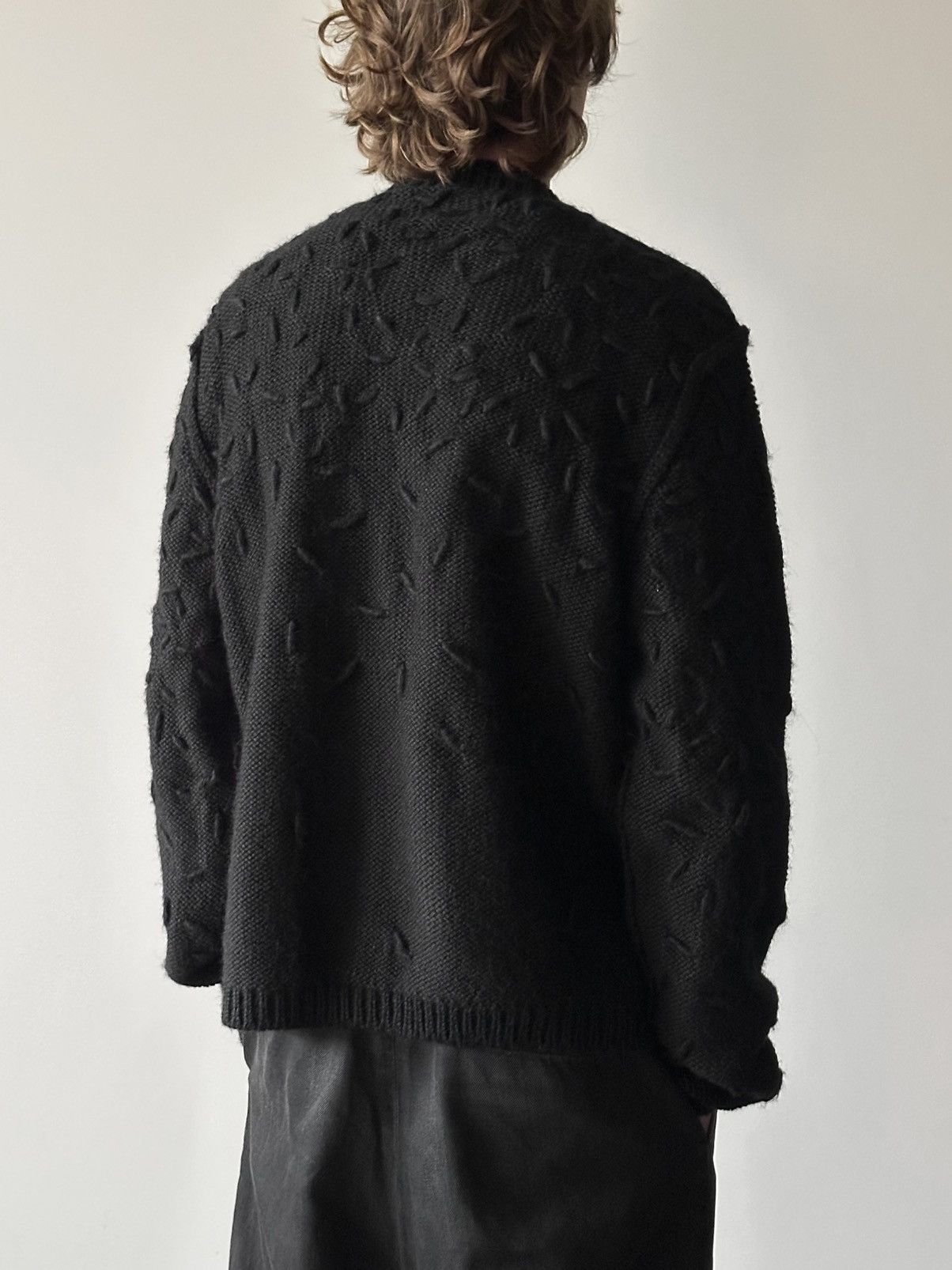 Jil Sander Jil Sander Early 2000’s Heavy Alpaca Textured Sweater Size US L / EU 52-54 / 3 - 5 Thumbnail