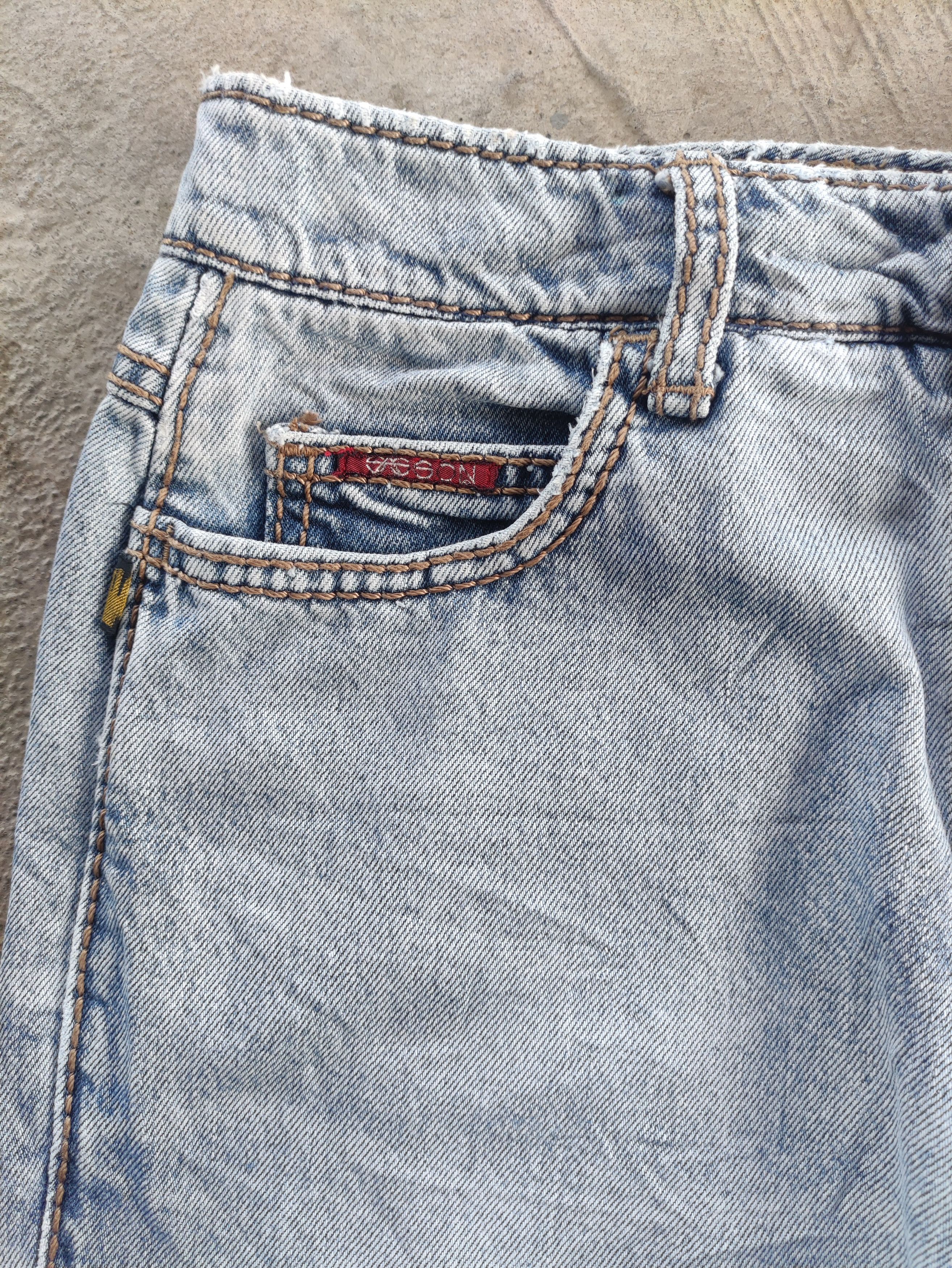 Japanese Brand Vintage Japanese Jean Distressed Faded Pants Size US 28 / EU 44 - 5 Thumbnail