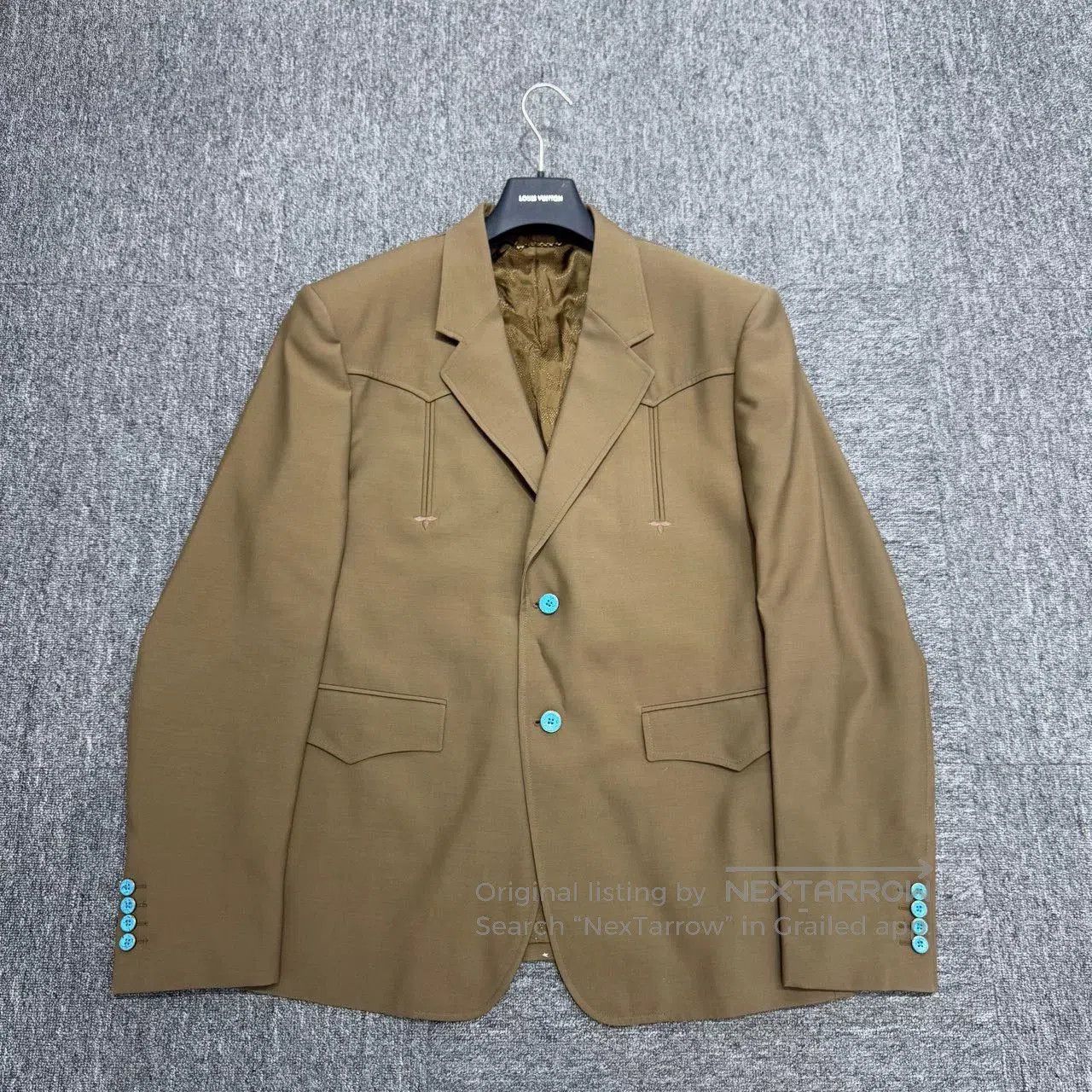 Louis Vuitton louis vuitton greenish turquoise suit jacket. Size US L / EU 52-54 / 3 - 1 Thumbnail