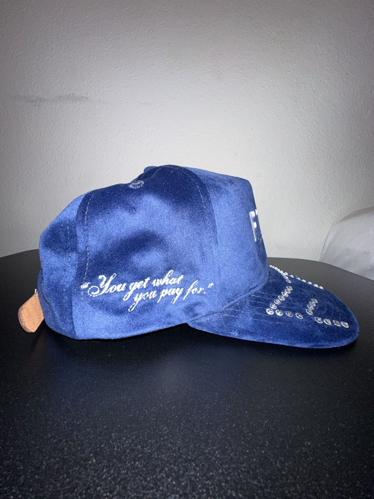 Fuck The Population Ftp Rhinestone Hat Size ONE SIZE - 2 Thumbnail