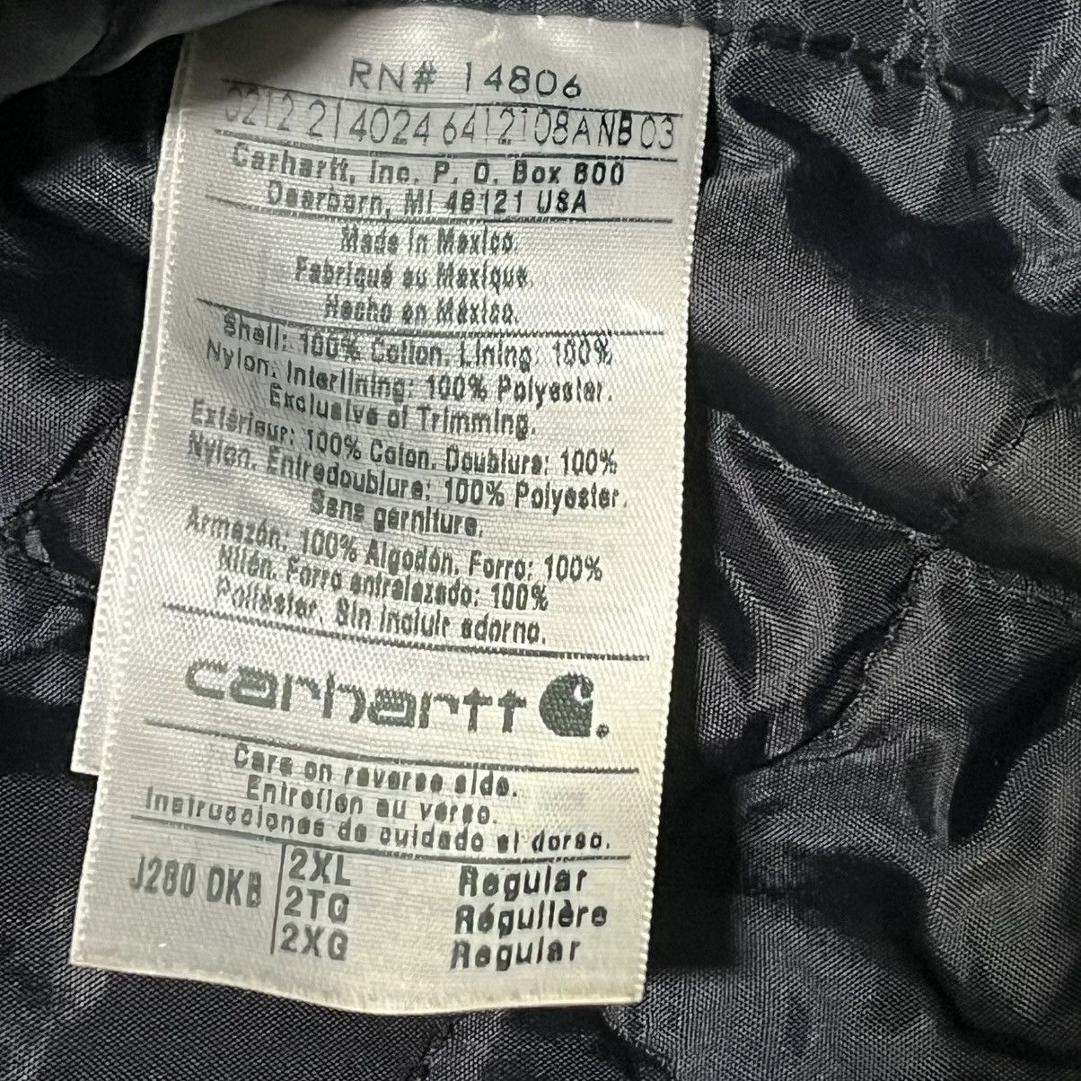 Carhartt VINTAGE CARHARTT BROWN CANVAS WORKWEAR HOODED JACKET SZ XXL Size US XXL / EU 58 / 5 - 10 Thumbnail