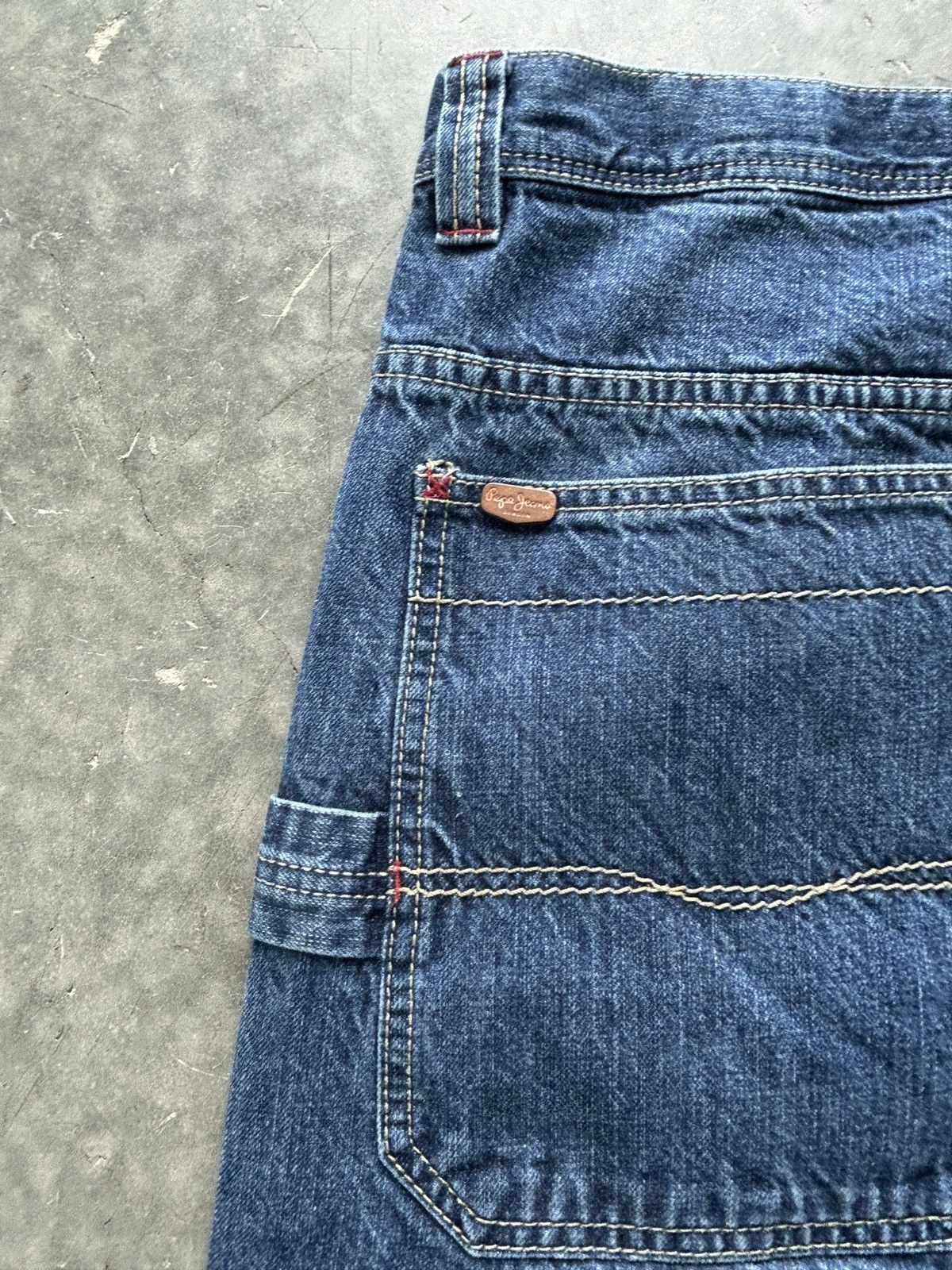 Pepe Jeans Vintage Y2K Pepe Jeans Double Knee Jeans Baggy Fit Size US 36 / EU 52 - 8 Thumbnail