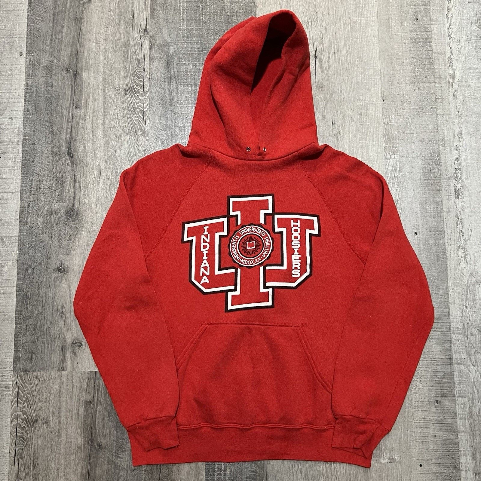 Other VTG University Of Indiana Hoodie Red 80s Hoosiers College S Size US S / EU 44-46 / 1 - 1 Thumbnail