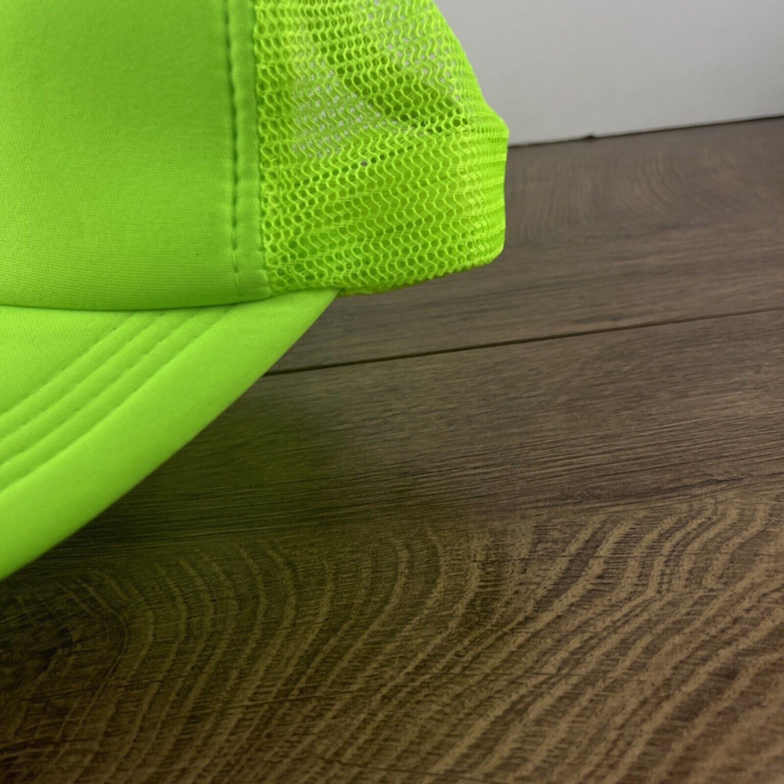 Other Neon Green Hat Adjustable Adult Size Hat Green Cap Size ONE SIZE - 6 Thumbnail