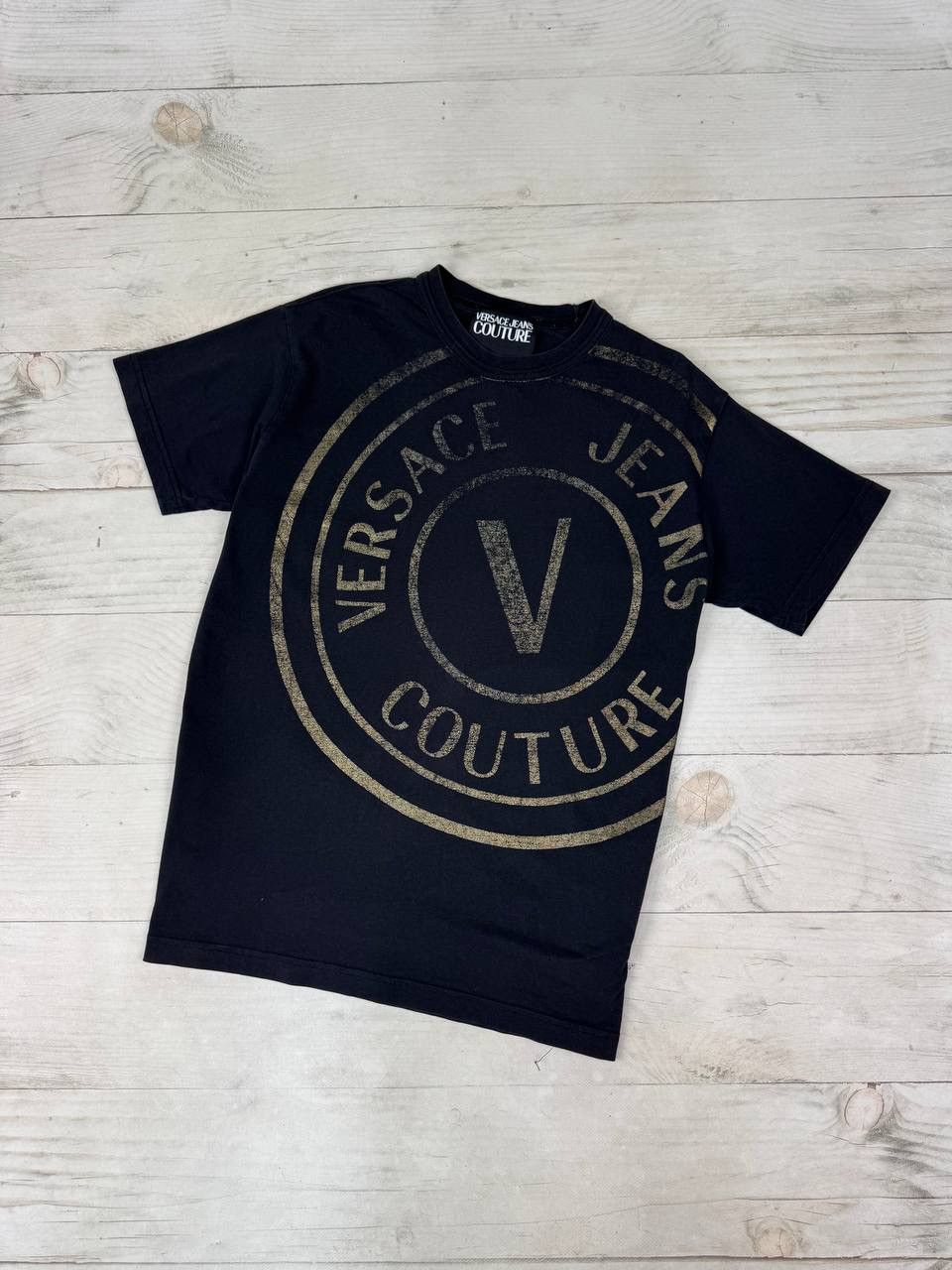 Versace Jeans Couture Versace Jeans Couture T Shirt Big Logo Size US S / EU 44-46 / 1 - 1 Thumbnail