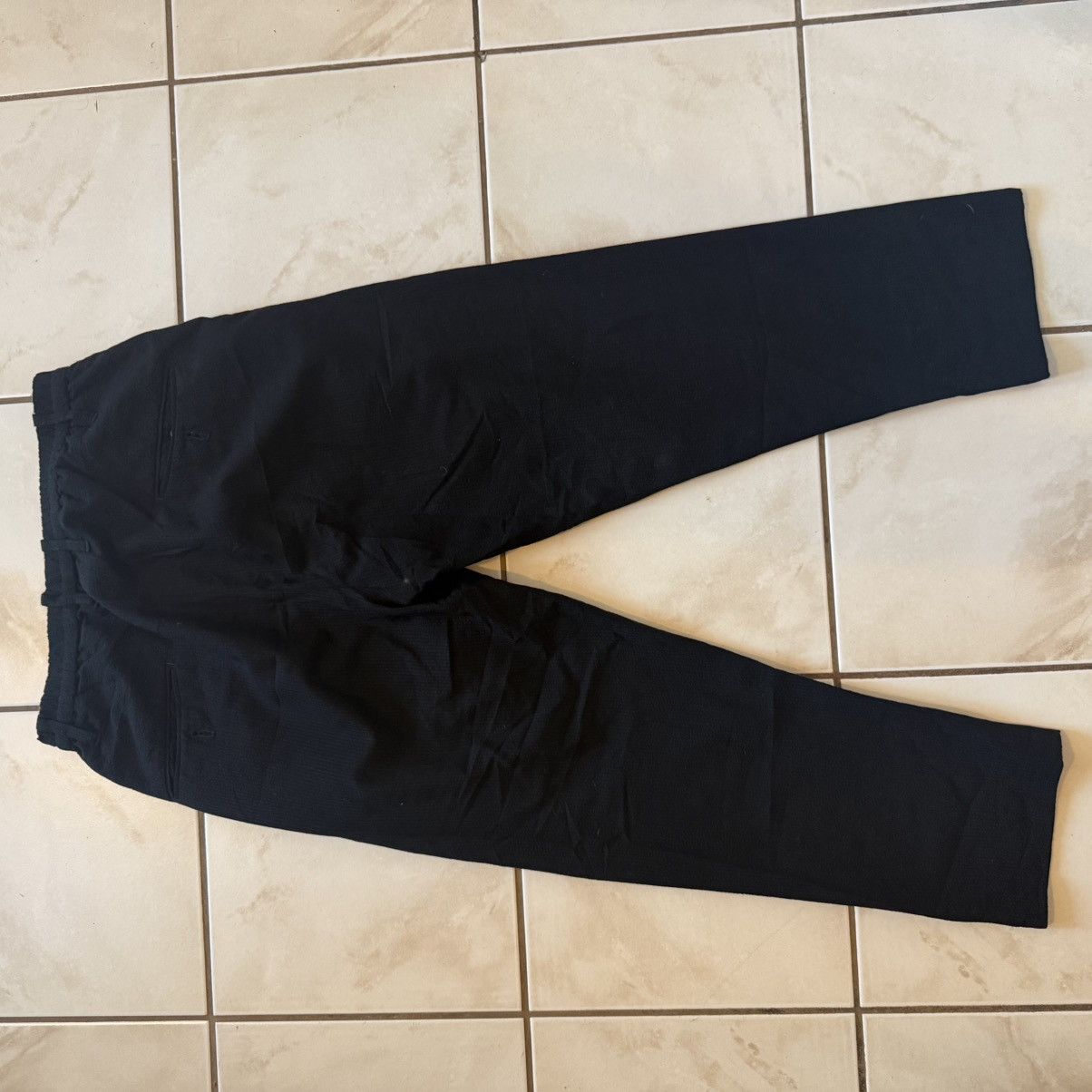 Lemaire Lemaire Seersucker Elasticated Pleated Trouser Size US 34 / EU 50 - 7 Thumbnail