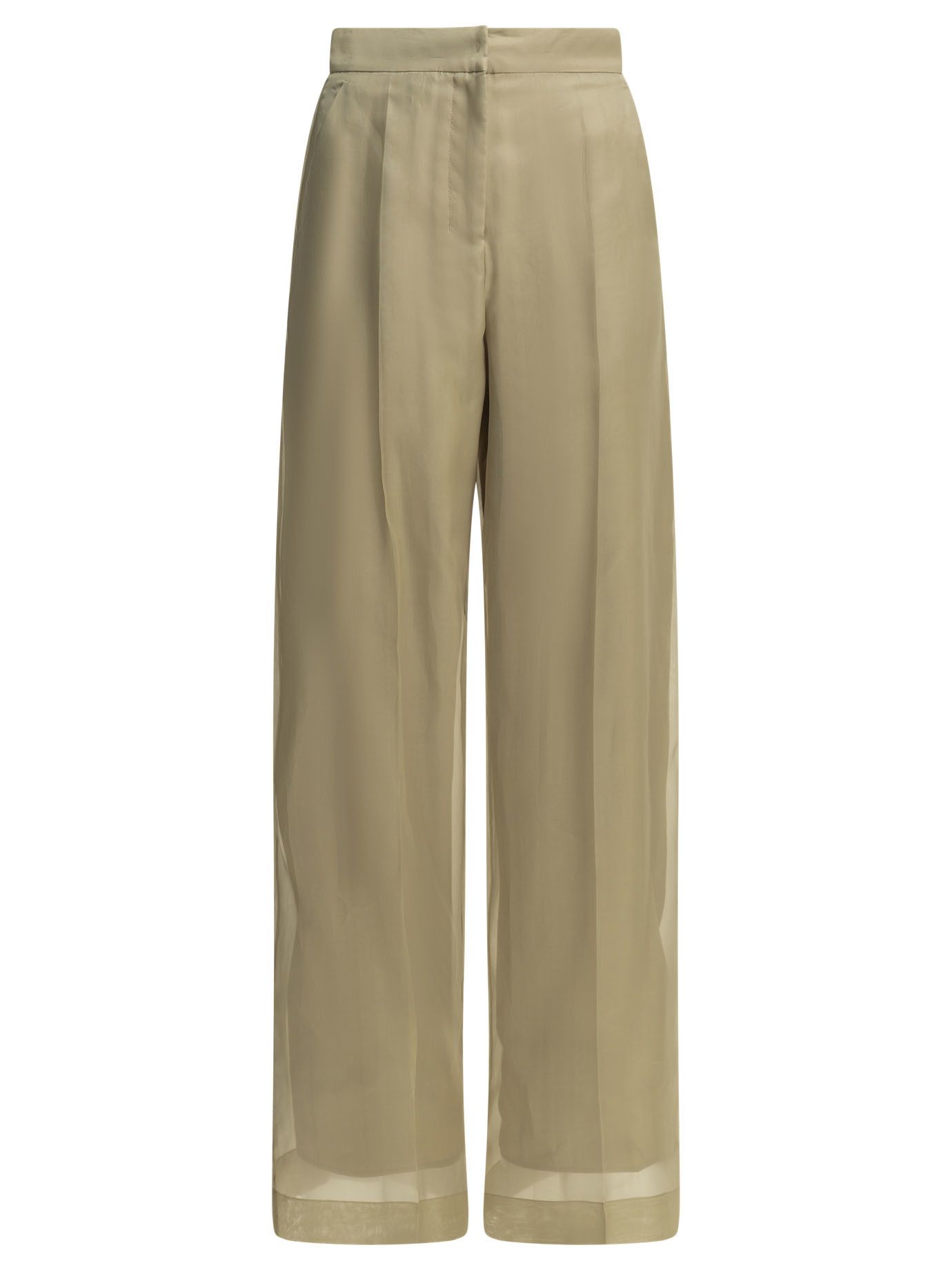 Max Mara Silk Tailored Pants Size 28" / US 6 / IT 42 - 1 Thumbnail