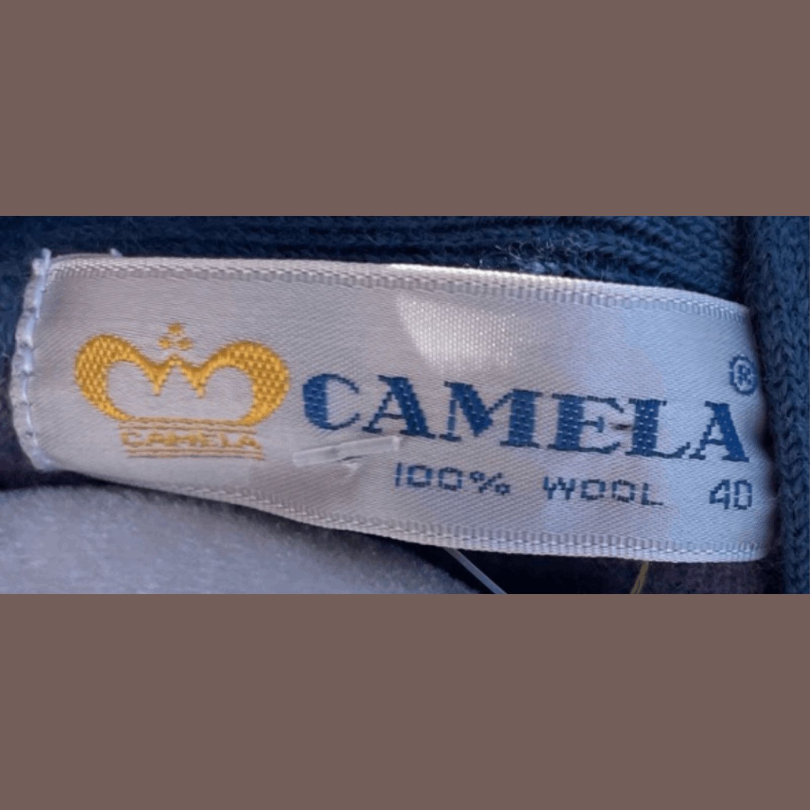 Vintage VTG Floral Cardigan | Camela Blue Wool Knit |70s Cottagecore Size XS / US 0-2 / IT 36-38 - 4 Thumbnail