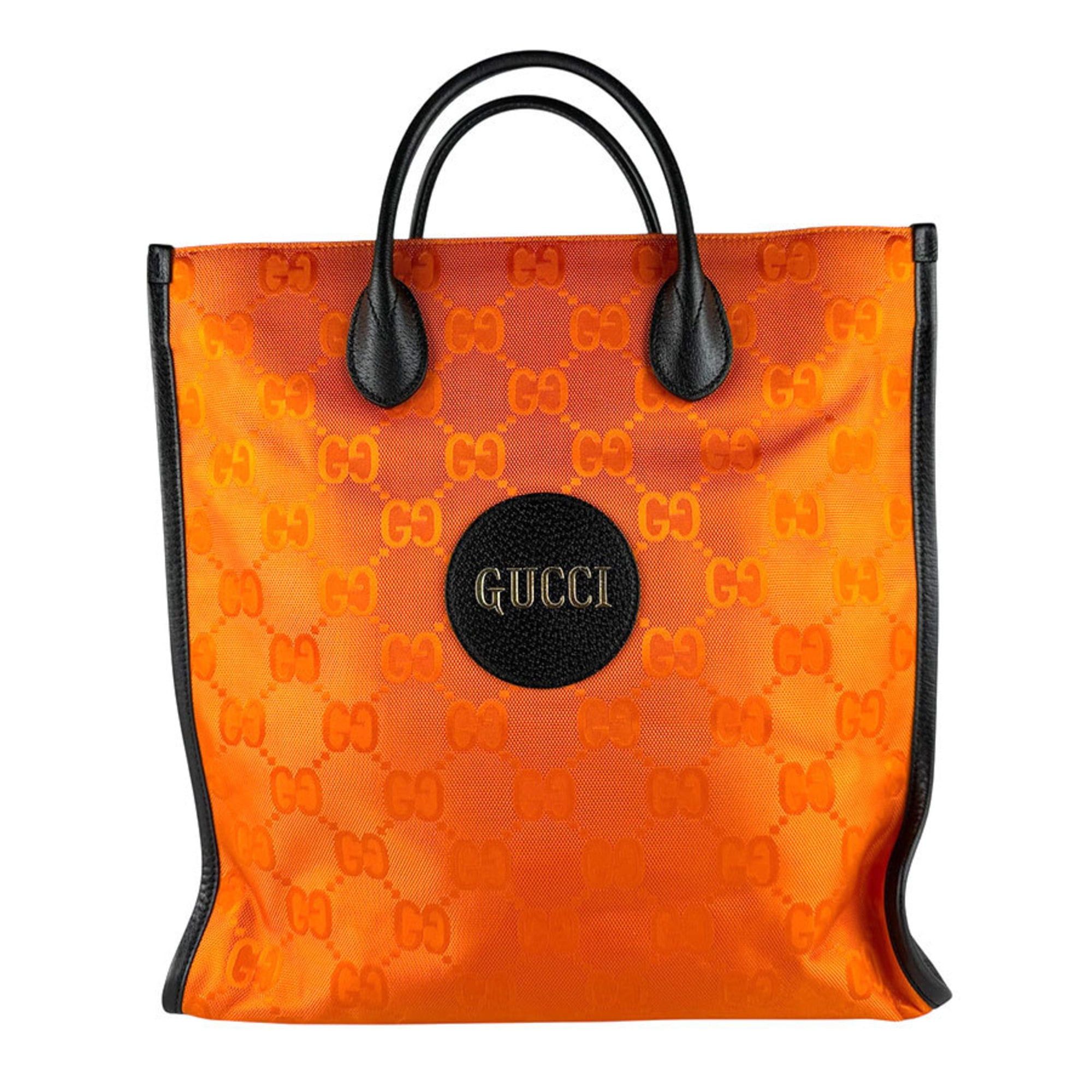 Gucci Gucci Off the Grid handbag/shoulder bag in nylon/leather, orange and black, unisex, 630355 z8660 Size ONE SIZE - 1 Thumbnail