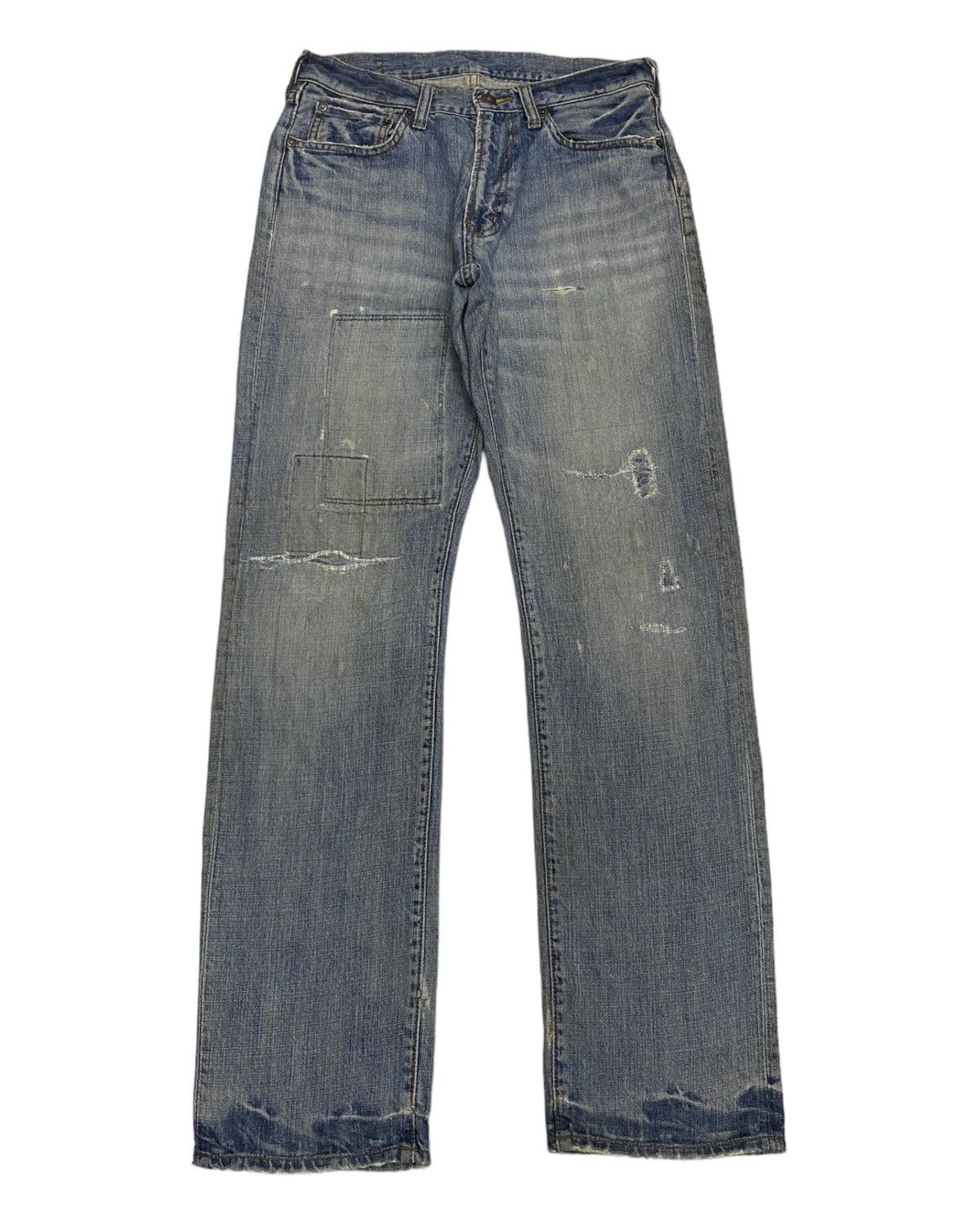 Hysteric Glamour × If Six Was Nine × Japanese Brand VINTAGE JAPANESE DISTRESSED DENIM JEANS Size US 29 - 1 Thumbnail
