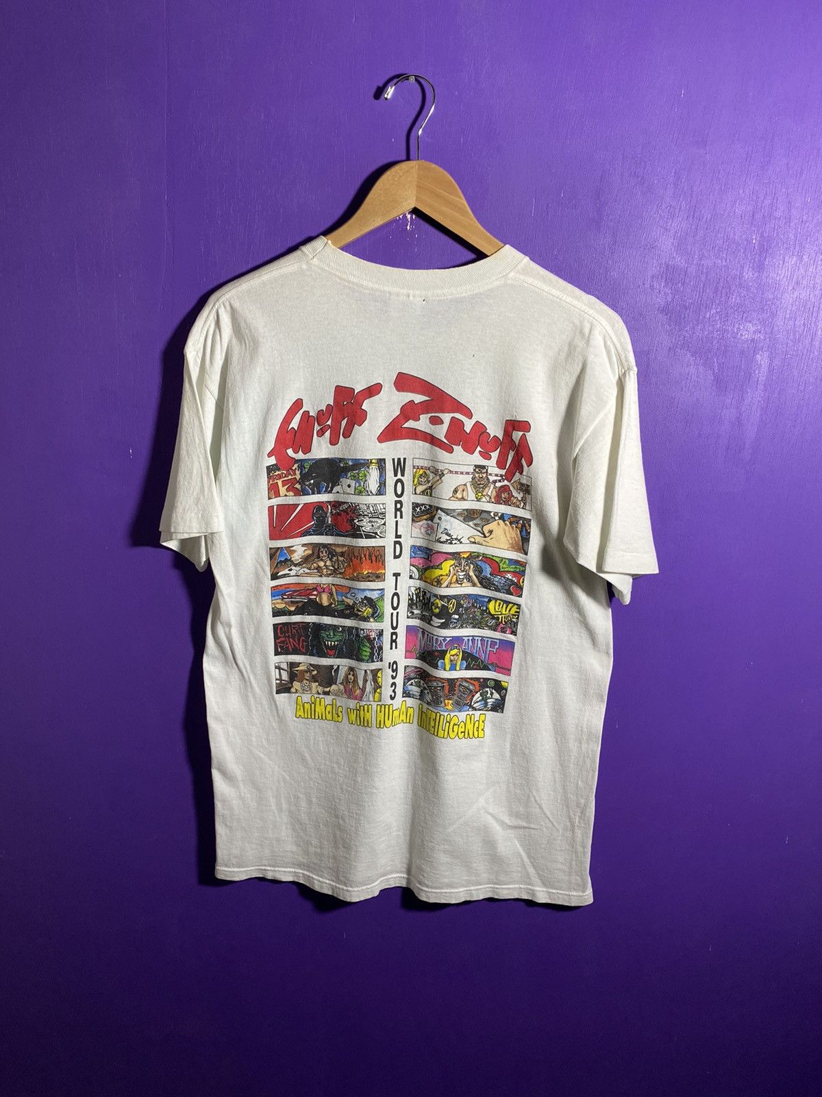 Band Tees × Vintage Vintage 1993 Enuff Znuff world tour t-shirt Size US L / EU 52-54 / 3 - 2 Thumbnail