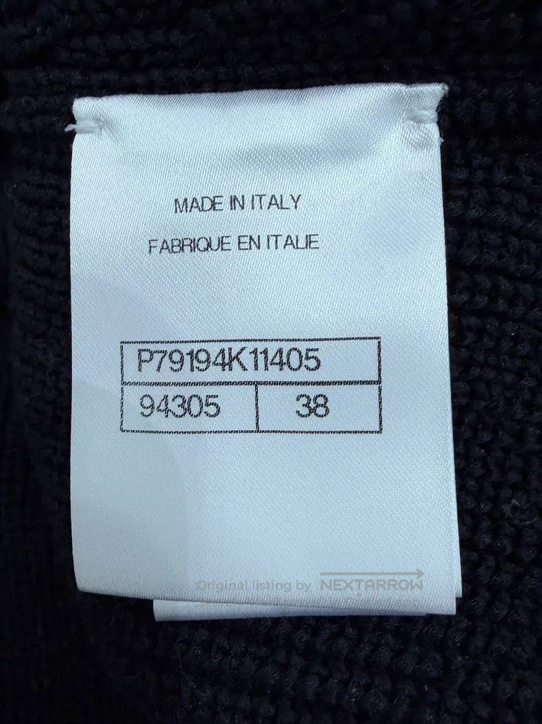 Chanel Chanel Black hollow crochet knitted cardigan coat Size XS / US 0-2 / IT 36-38 - 5 Thumbnail