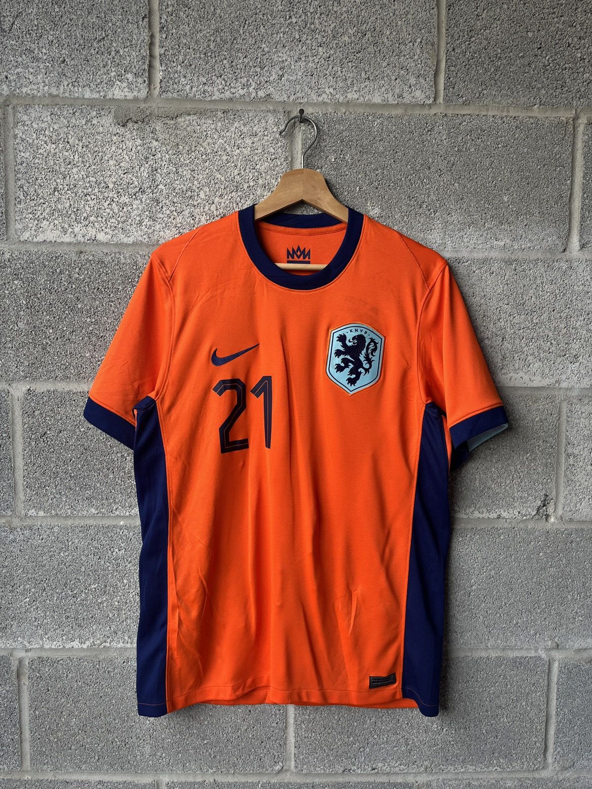 Nike × Vintage Nike Netherlands 🇳🇱 DeJong National Soccer Futbol Jersey Kit Size US M / EU 48-50 / 2 - 1 Thumbnail
