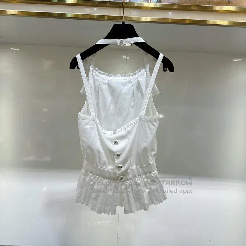 Chanel Chanel White suspender skirt Size XS / US 0-2 / IT 36-38 - 2 Thumbnail