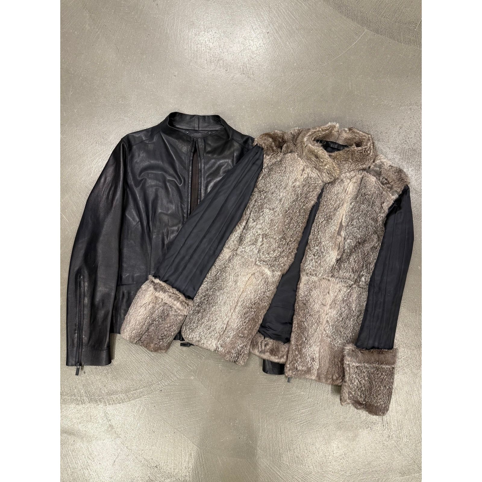 Gucci 1999 Gucci by Tom Ford 2 in 1 fur leather jacket Size US S / EU 44-46 / 1 - 2 Thumbnail