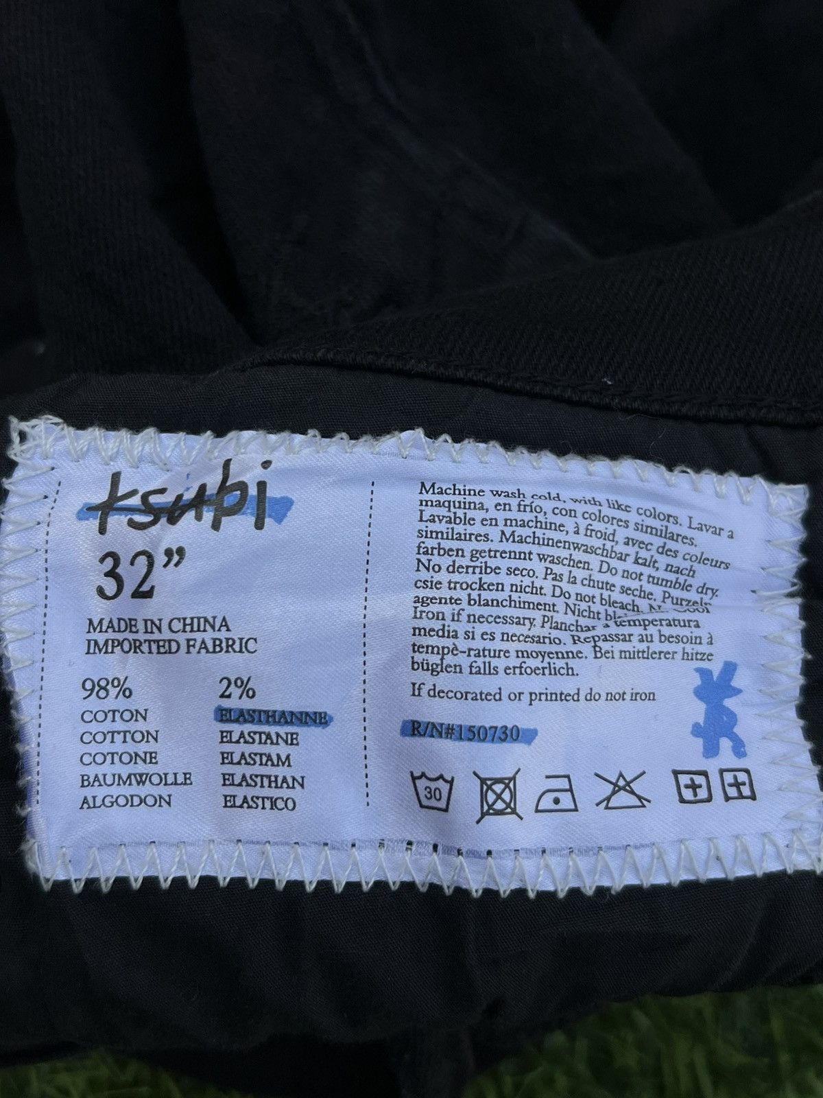 Ksubi Ksubi Van Winkle Ace "Black Slice" Distressed Skinny Jeans Size US 32 / EU 48 - 10 Thumbnail