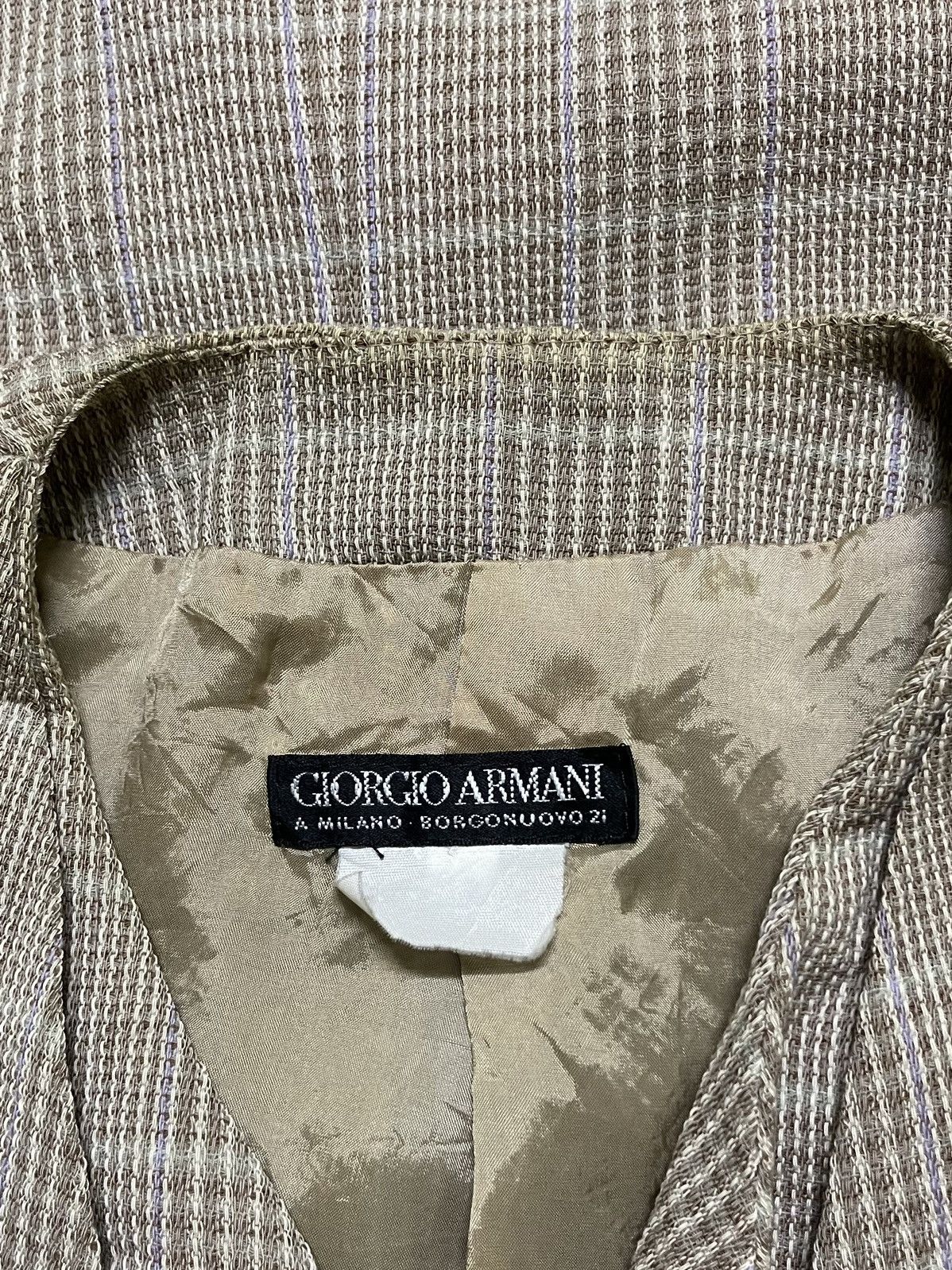 Giorgio Armani × Vintage Giorgio Armani Blazer Jacket 42 Size M / US 6-8 / IT 42-44 - 13 Thumbnail