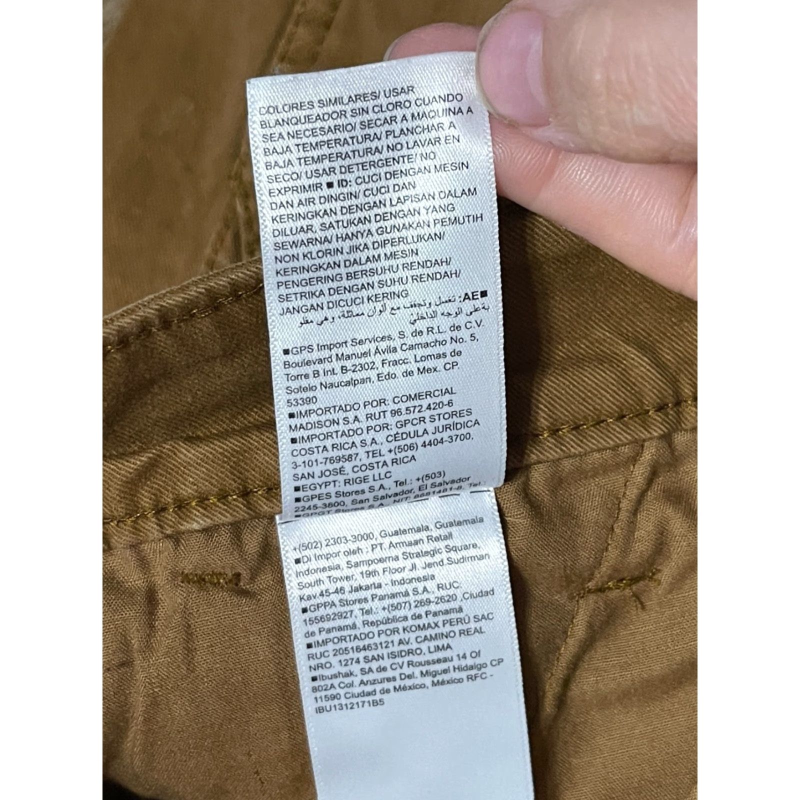 Old Navy VINTAGE? No. Old Navy Pants Women's 16 Brown Straight Leg Chino Pants Shirt? Size 38" / US 16 / IT 52 - 6 Thumbnail