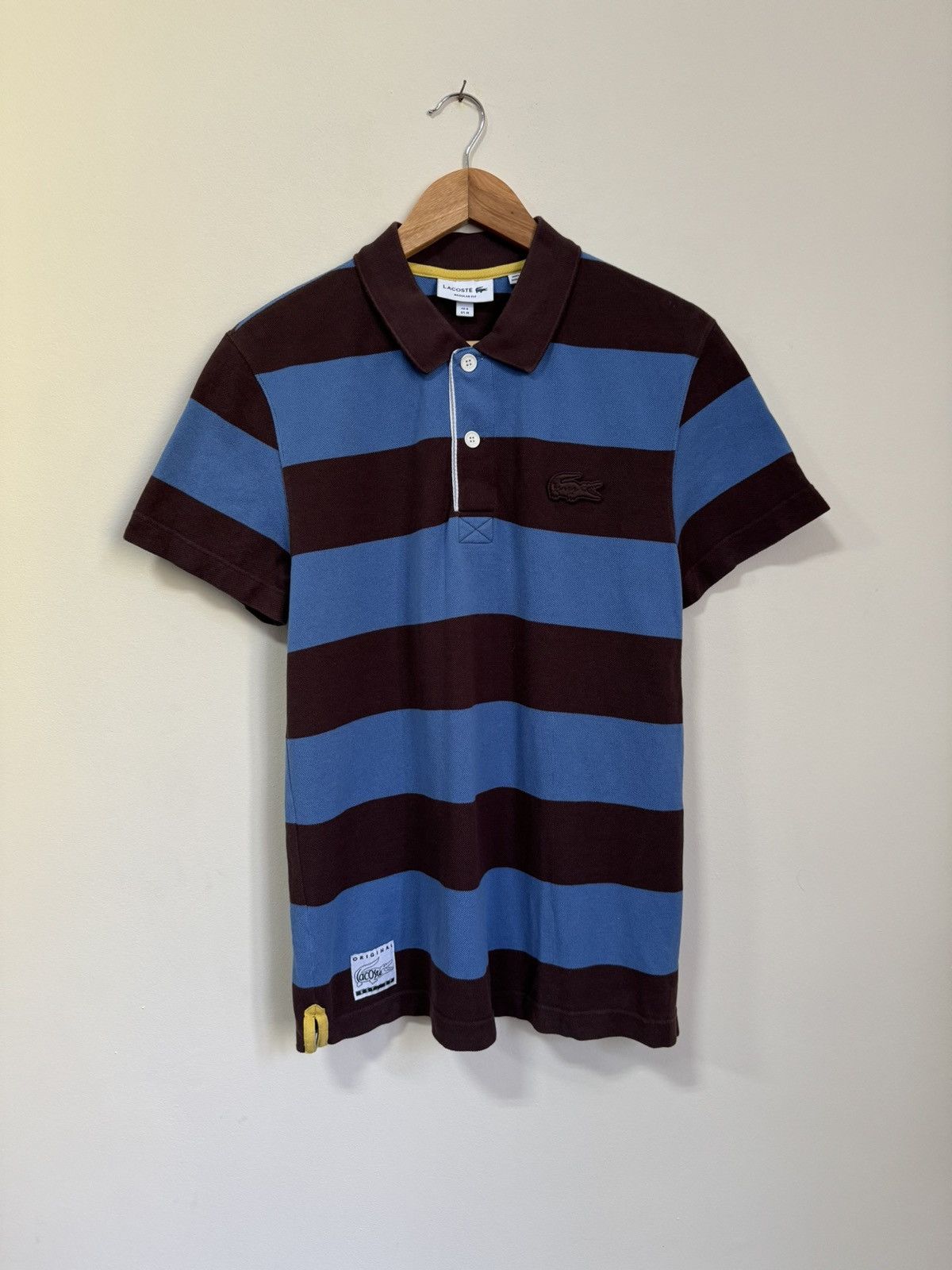 Lacoste × Vintage Lacoste strip tennis cotton polo t shirt Size US M / EU 48-50 / 2 - 1 Thumbnail