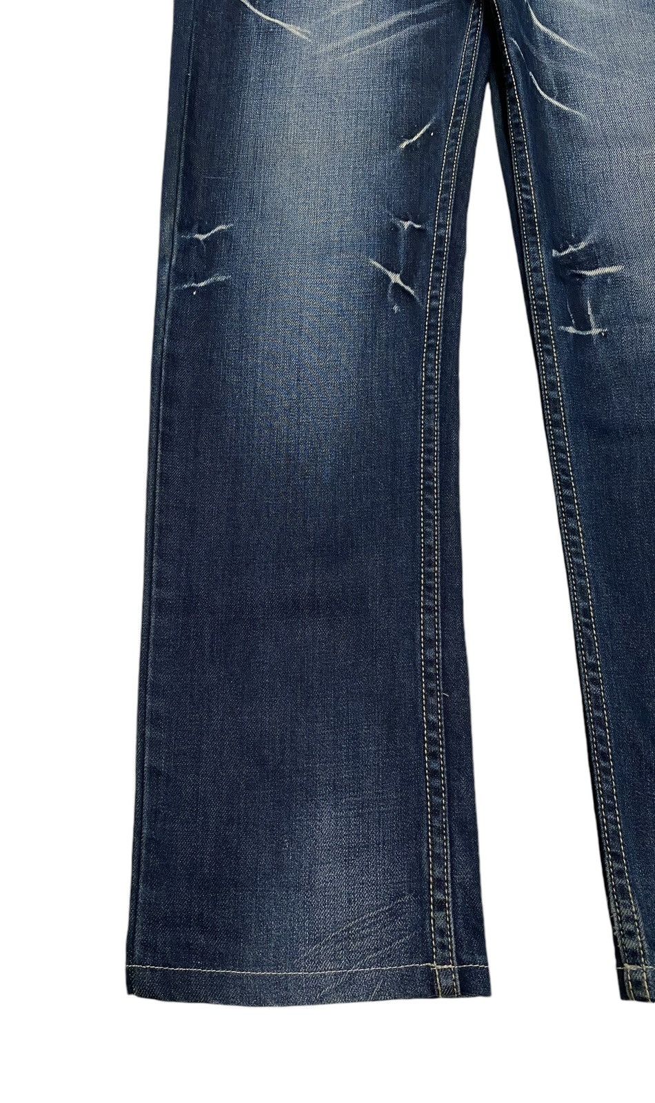 Le Grande Bleu (L.G.B.) Rare Vintage Japanese Brand Semantic Design Jeans 1990s Size US 32 / EU 48 - 5 Thumbnail