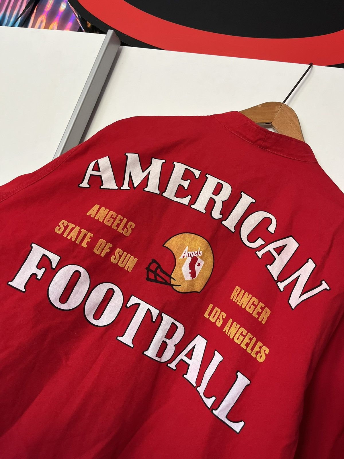 NFL × Vintage Vintage 1950 NFL Los Angeles Angels Ranger Zip Up Jacket 80’ Size US M / EU 48-50 / 2 - 4 Thumbnail