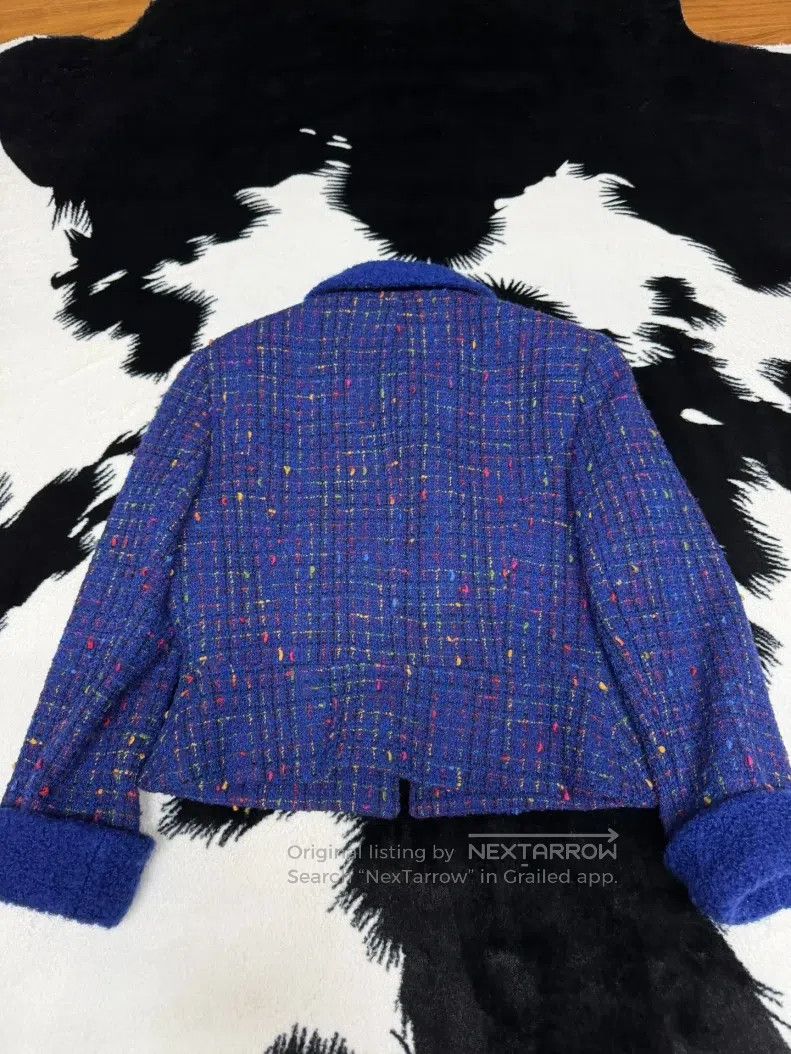 Kenzo Kenzo Lavender Purple Tweed, Tailored Wool Coat Size XS / US 0-2 / IT 36-38 - 5 Thumbnail