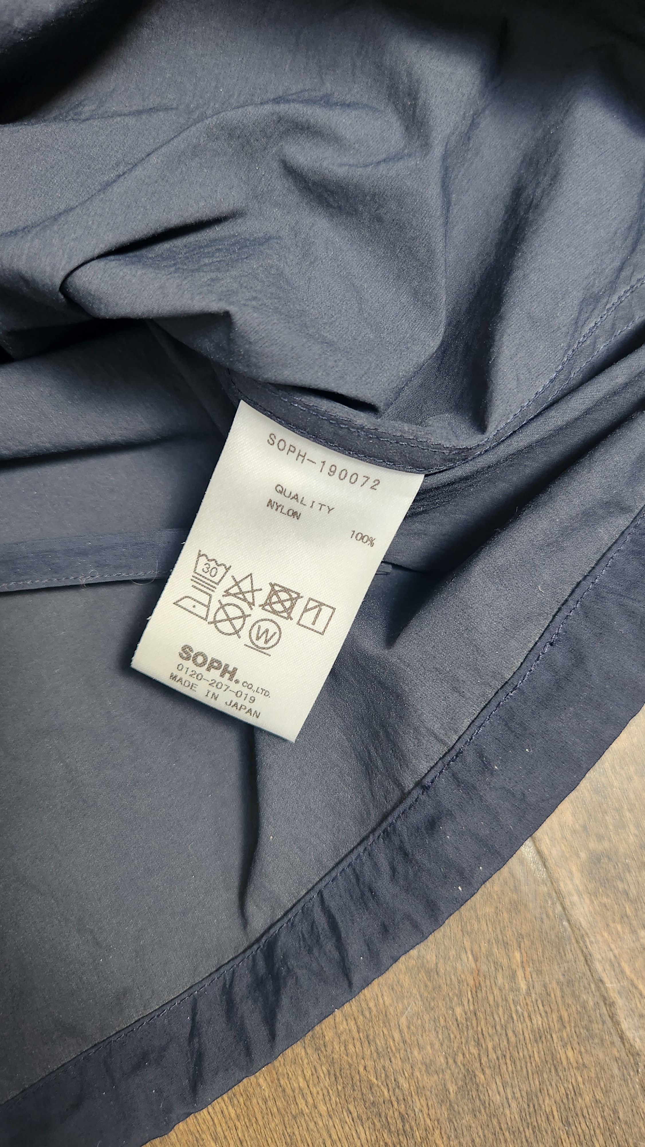 Sophnet. Multi Pocket Shirt Nylon Navy Medium Japan Size US M / EU 48-50 / 2 - 6 Thumbnail