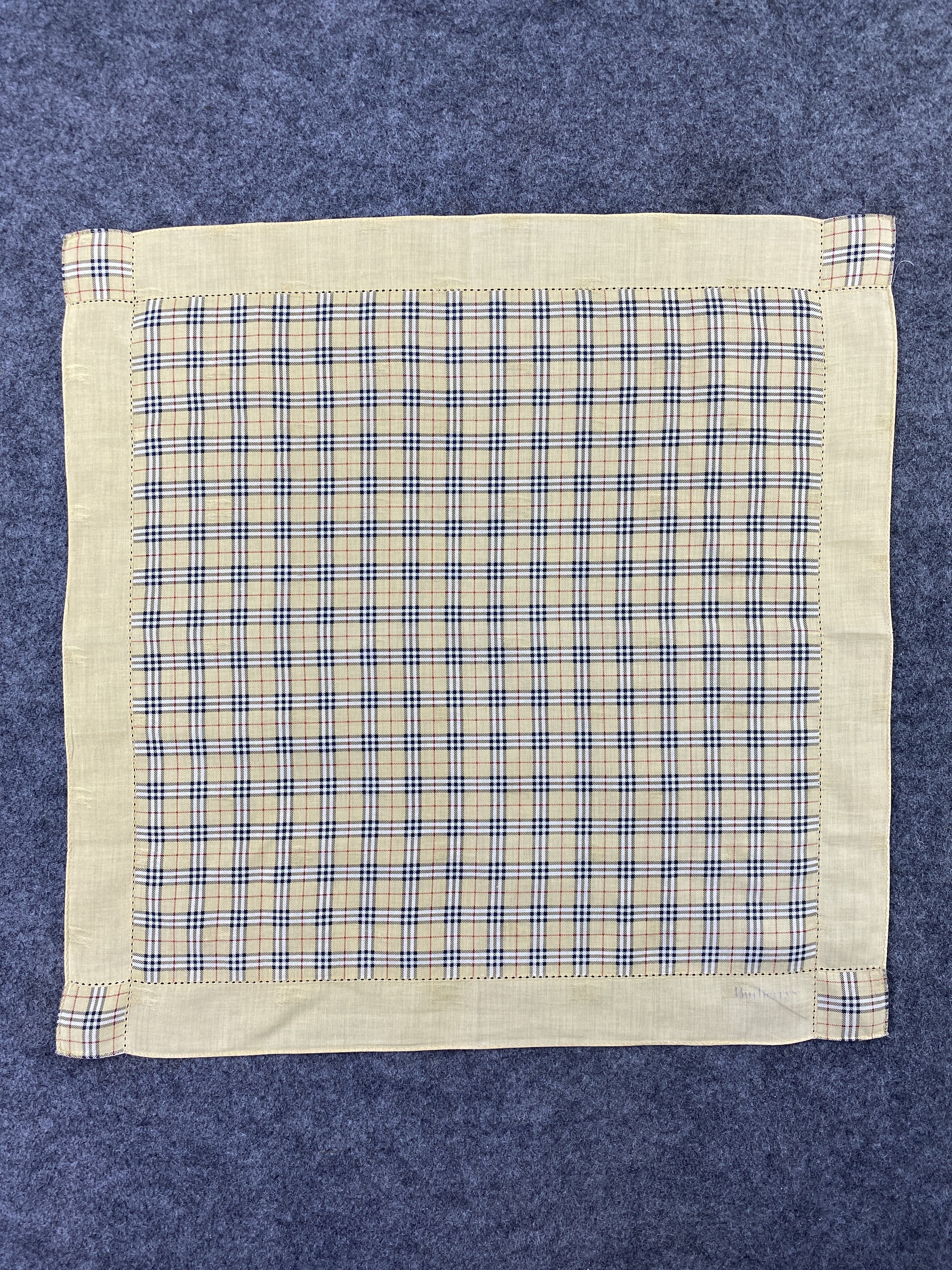 Burberry × Vintage Burberry Handkerchief / Bandana / Neckerchief-B184 Size ONE SIZE - 3 Thumbnail