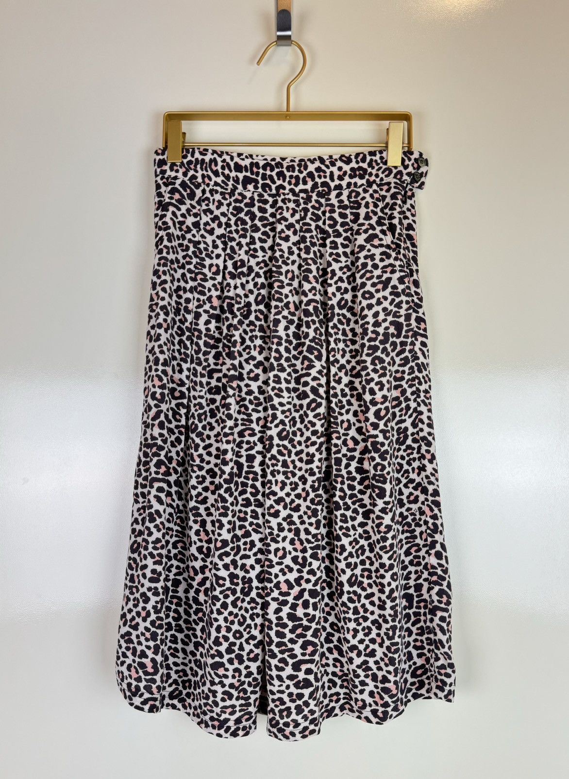 Japanese Brand × Zadig & Voltaire Zadig Voltaire knee length rock skirt leopard print animal Size 26" / US 2 / IT 38 - 1 Thumbnail