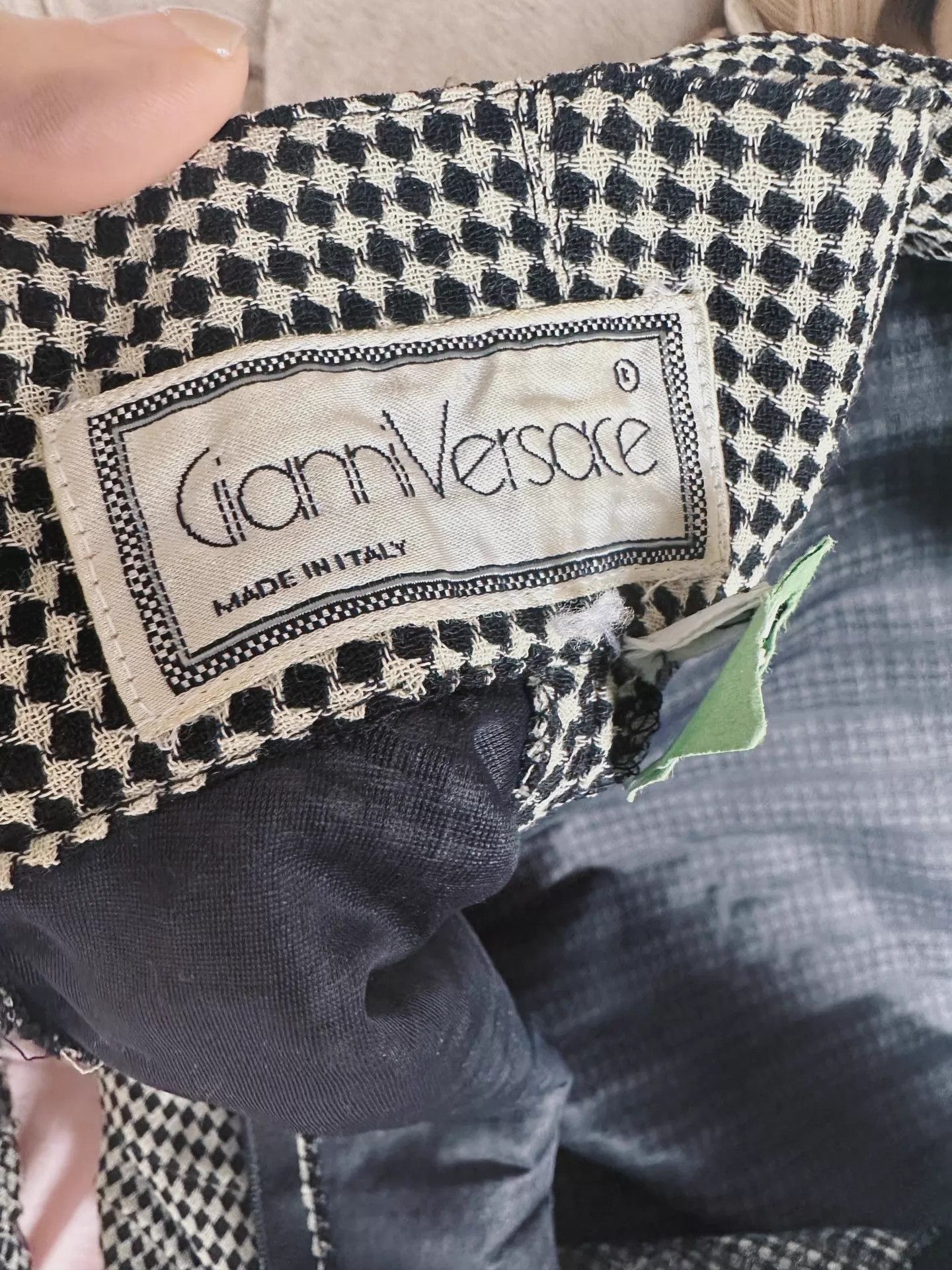 Ganni Gianni Versace Vintage Wool Pleated Couture Women's Dress Size S / US 4 / IT 40 - 8 Thumbnail