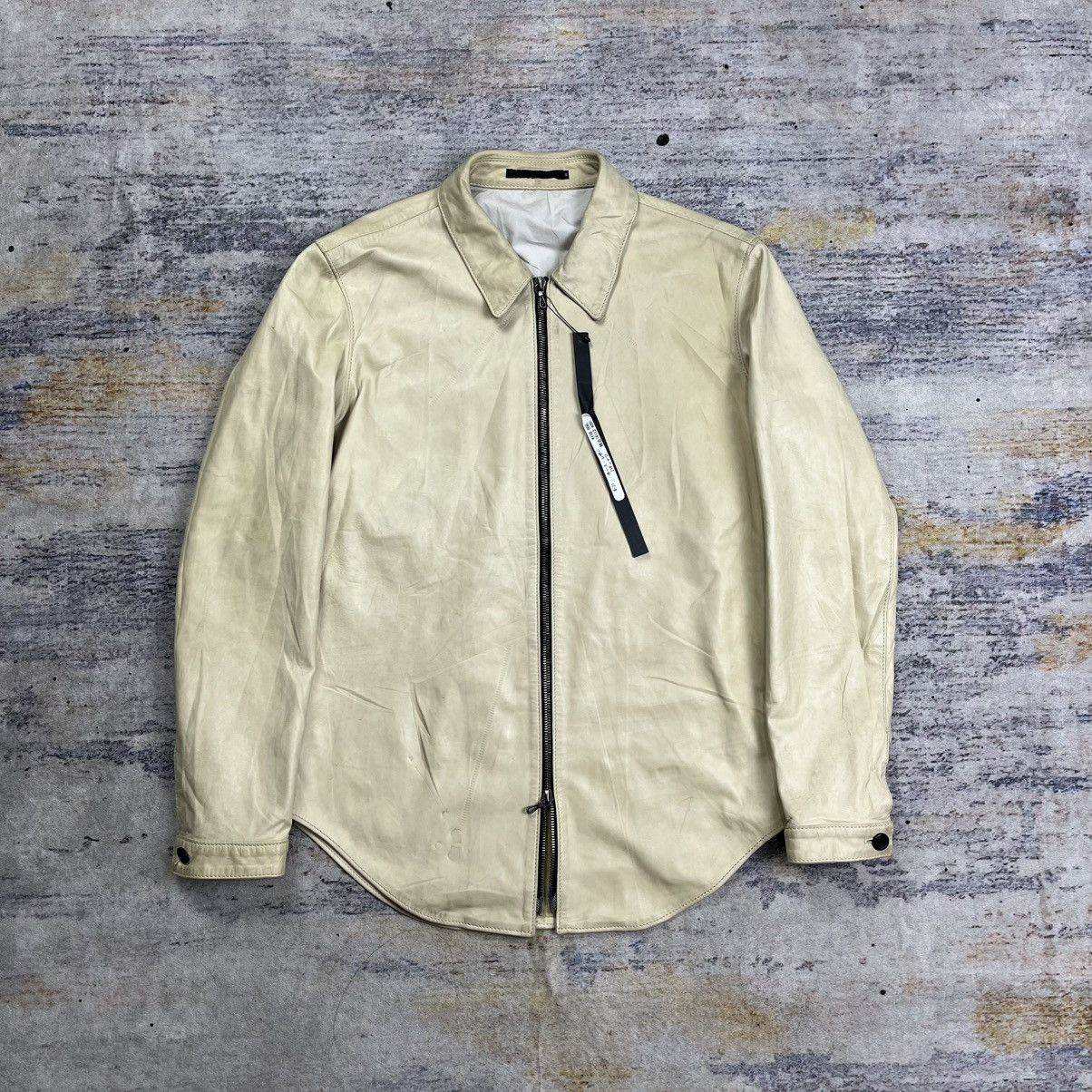 Isamu Katayama Backlash Zero Form Zerospace horse hide leather jacket double zipper Size US S / EU 44-46 / 1 - 1 Thumbnail
