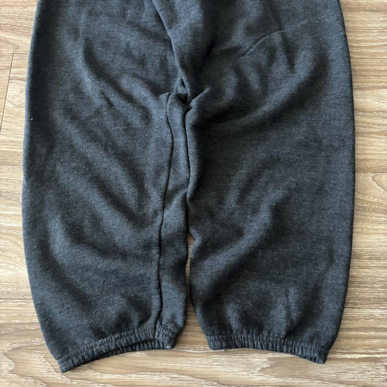 Japanese Brand Crazy Vintage Y2K/2000s Dark Grey Comfy Skater Essential Sweatpants! Fits M Size US 32 / EU 48 - 5 Thumbnail