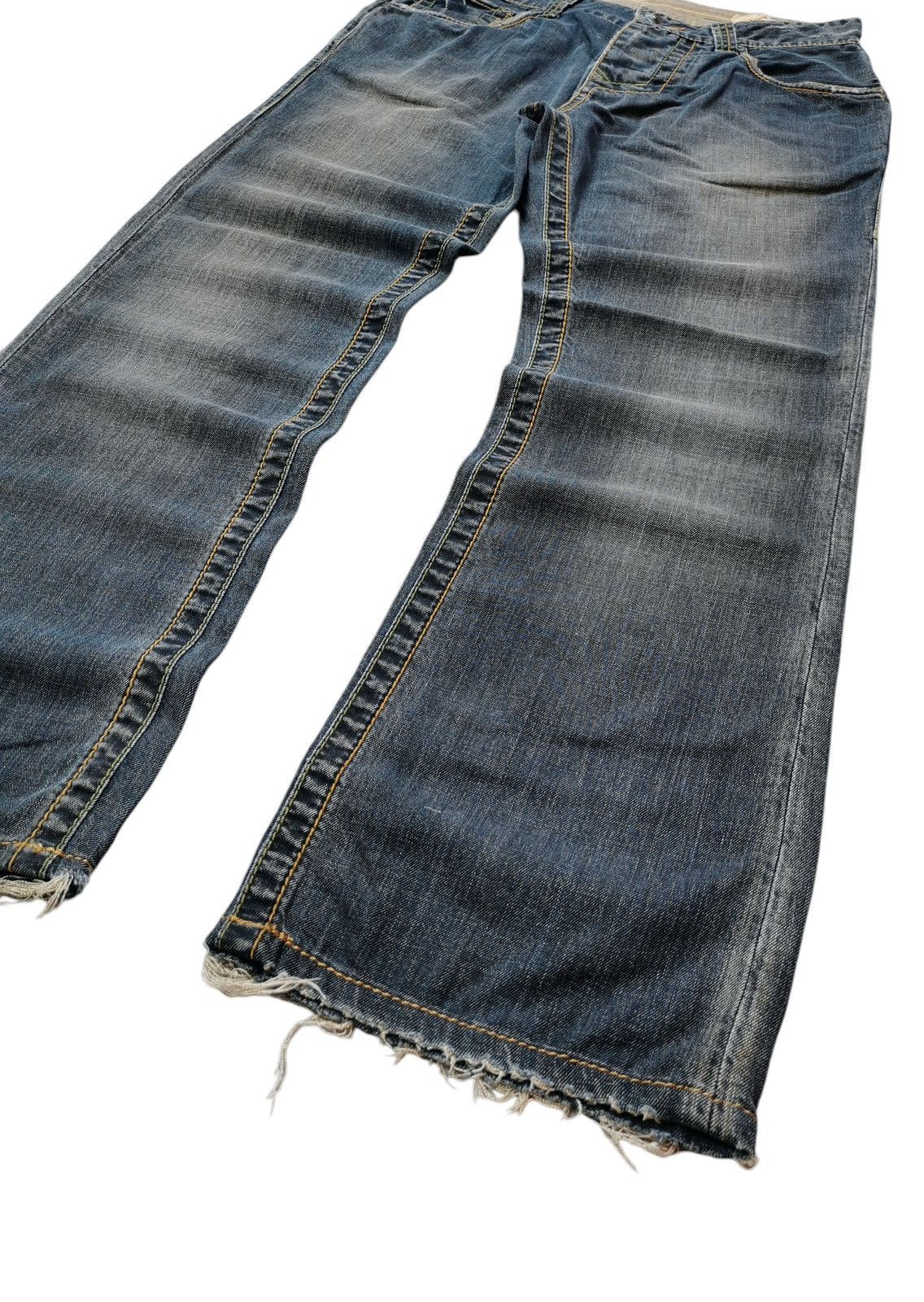 If Six Was Nine × Stitch's Jeans × Vintage Stitchs Flare Jeans Size US 33 - 2 Thumbnail