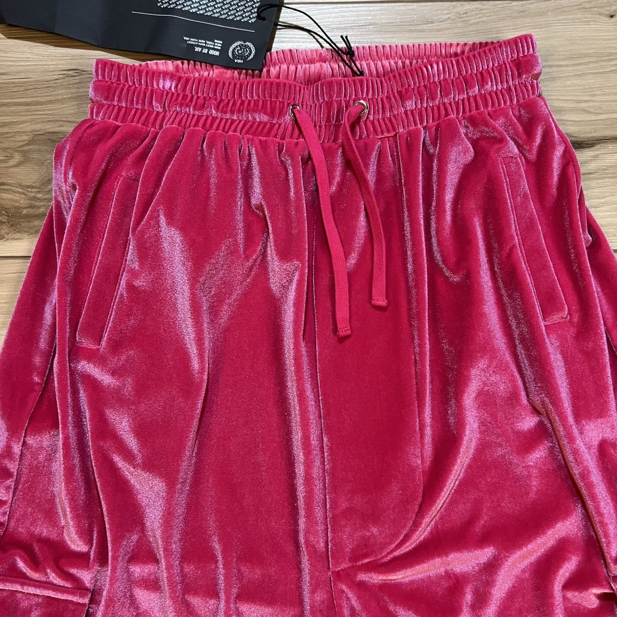 Hood By Air Hood by Air Pink Velour Cargo Pants FW21 Rare Mens M Velvet Size US 32 / EU 48 - 4 Thumbnail