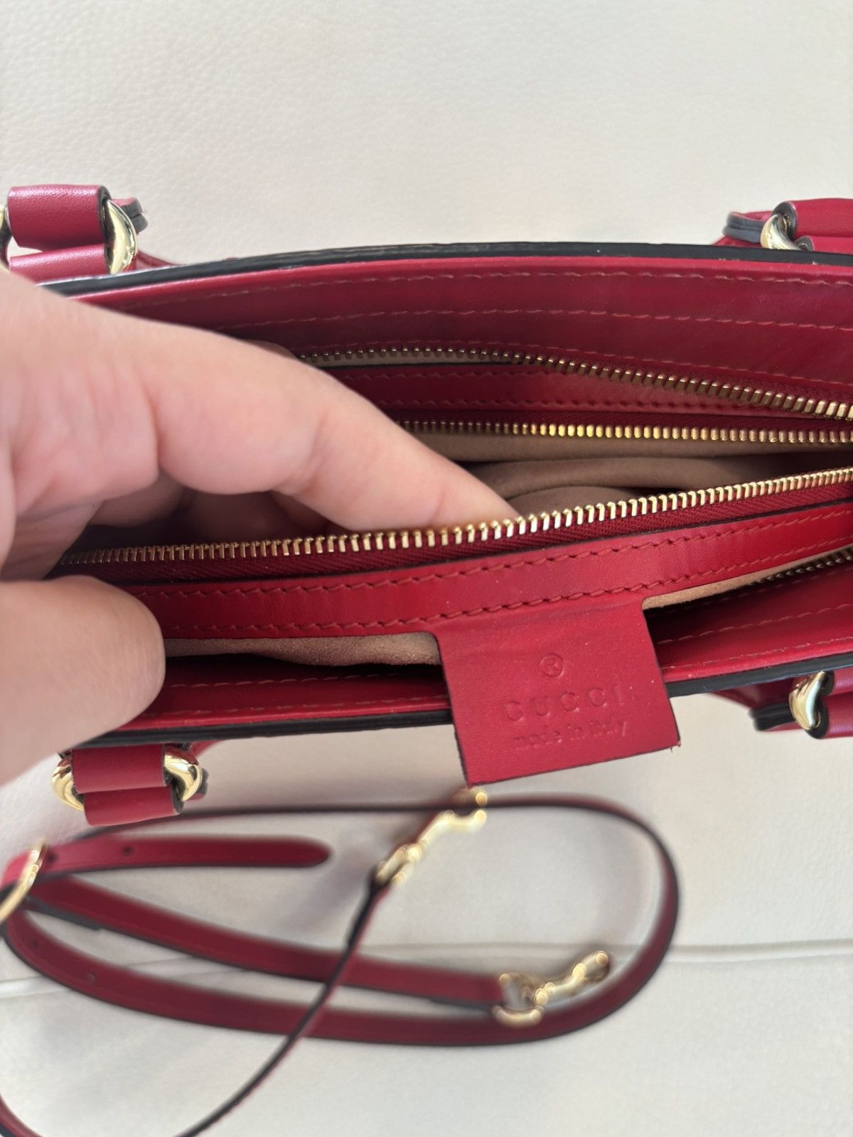 Gucci Gucci Classic Sima Leather Tote Bag Size ONE SIZE - 6 Thumbnail