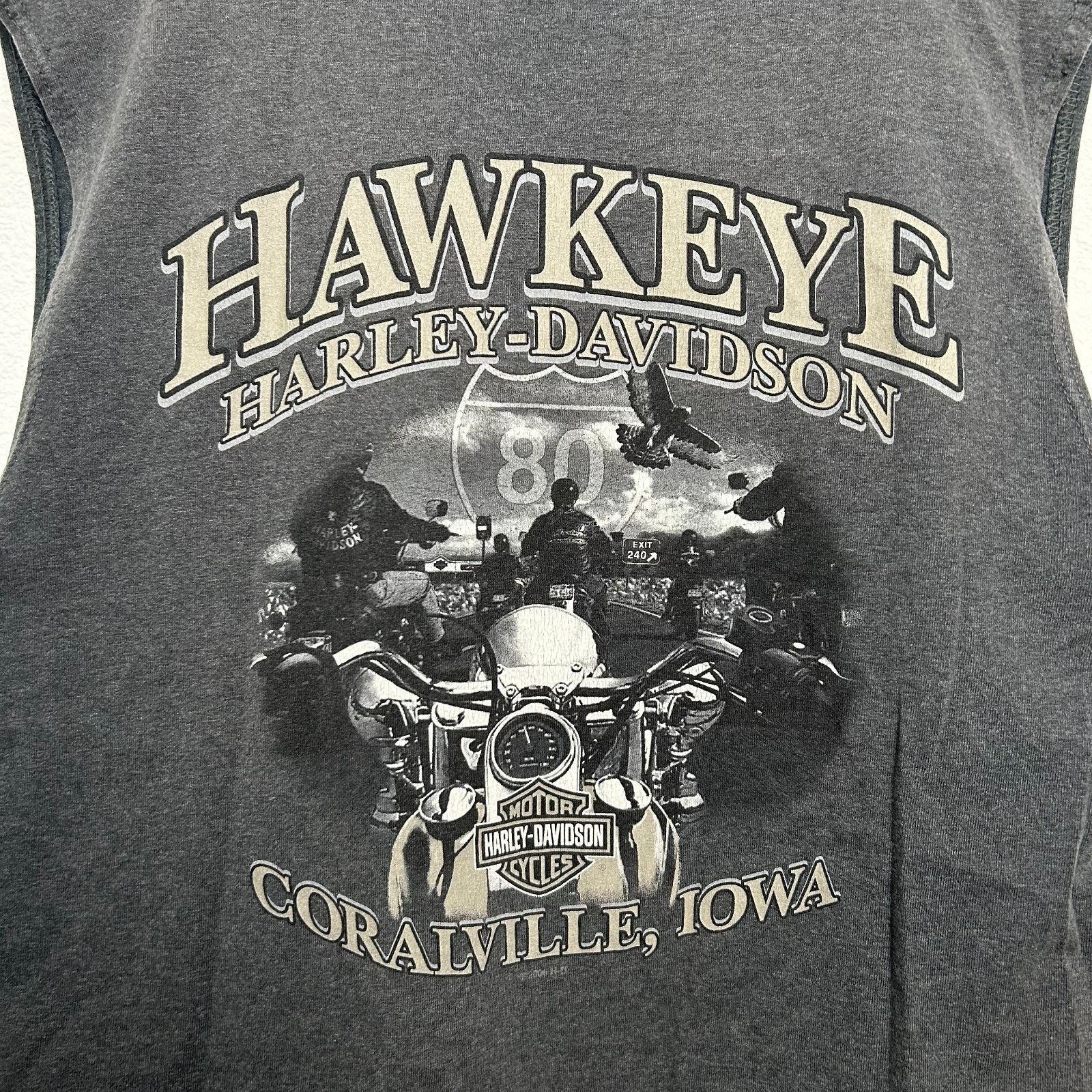 Harley Davidson Harley Davidson Tank Mens Large Black Work Sucks Lets Ride Size US L / EU 52-54 / 3 - 6 Thumbnail