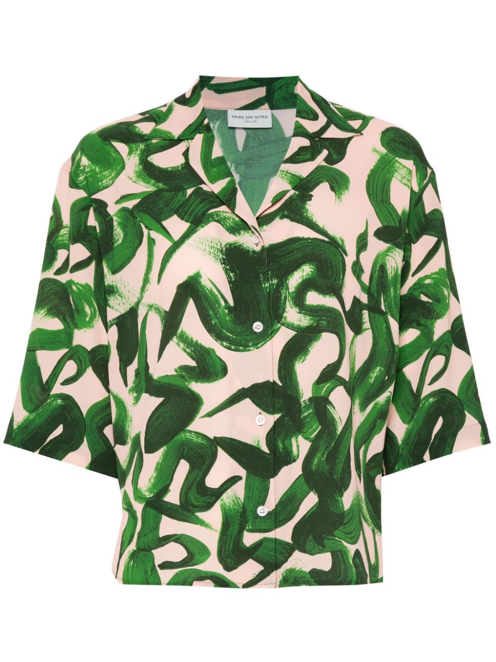 Dries Van Noten PRINTED SHIRT Size S / US 4 / IT 40 - 1 Thumbnail