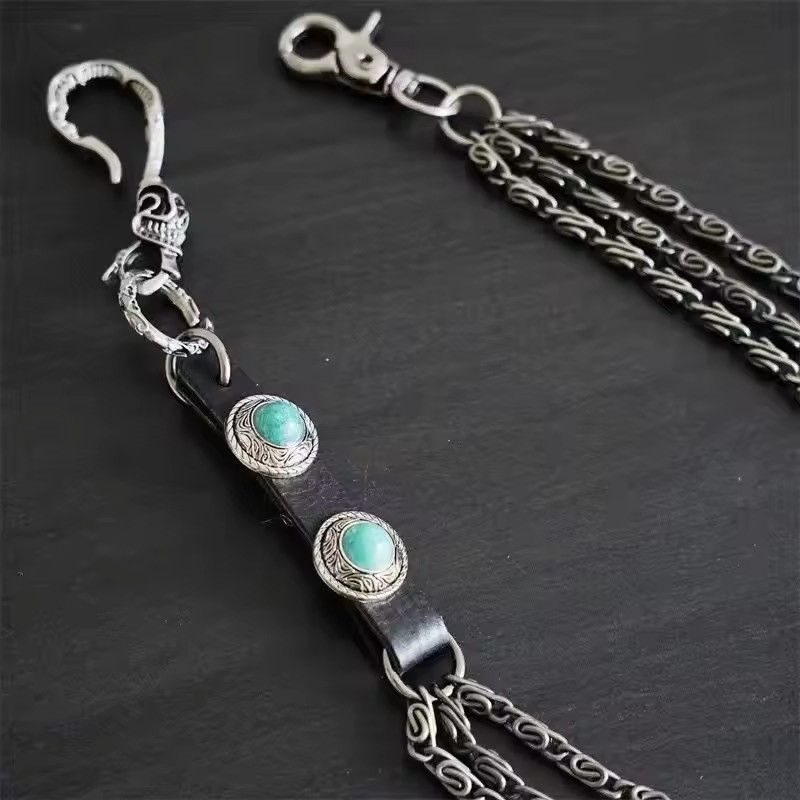 Other Retro Fashion Neutral Biker Pants Waist Chain Size ONE SIZE - 2 Thumbnail