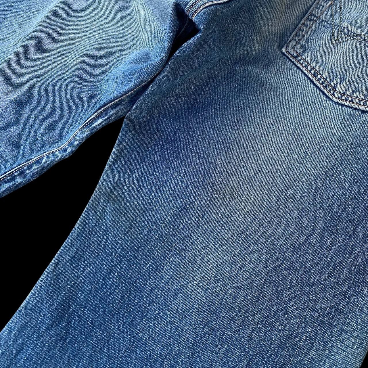Edwin VTG 90S EDWIN 505 REDLINE GRUNGE BLUEWASH DISTRESSED DENIM Size US 29 - 16 Thumbnail