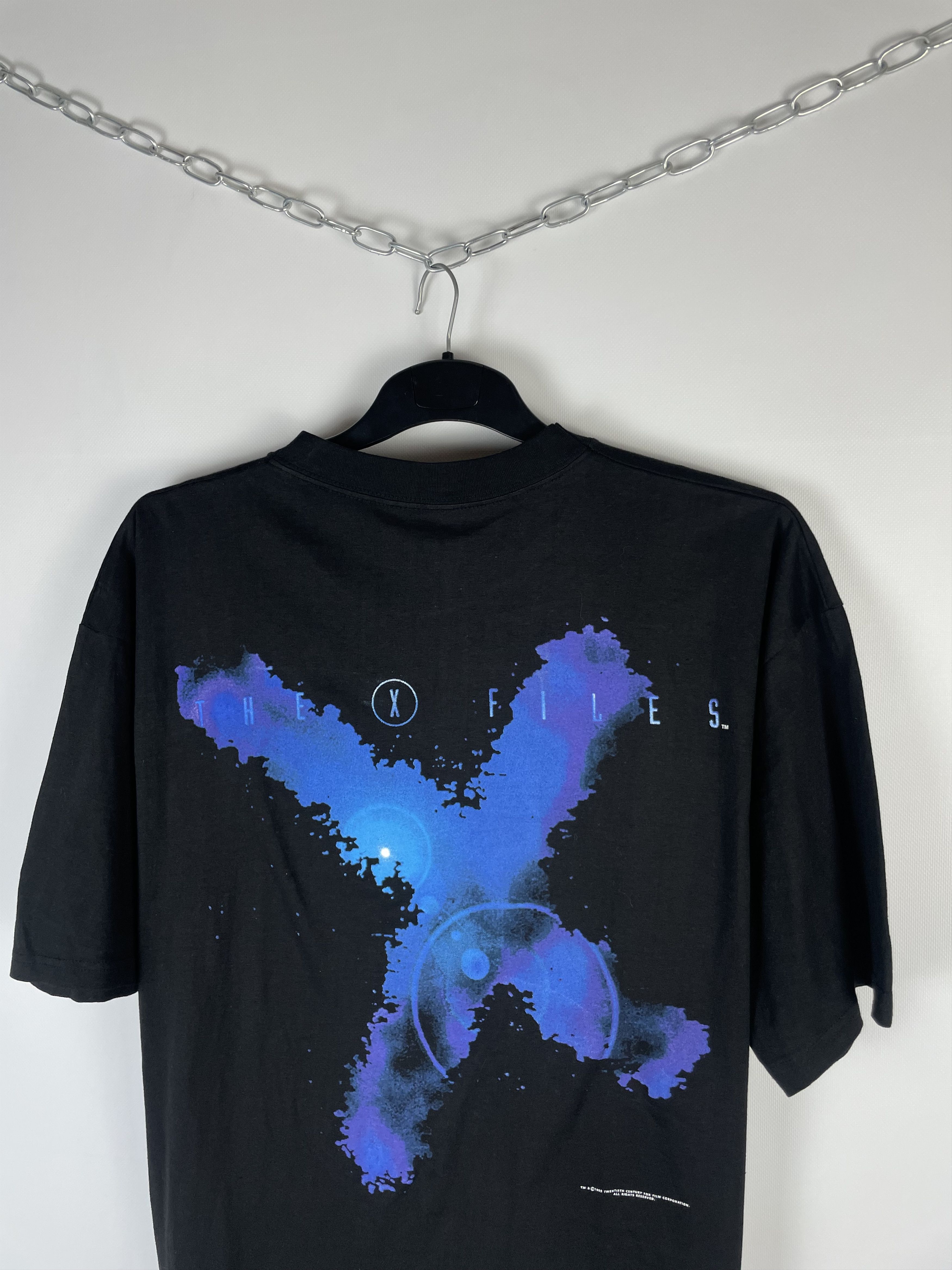 Vintage 90's The X-Files "Trust no one" T-shirt Size US XL / EU 56 / 4 - 3 Thumbnail