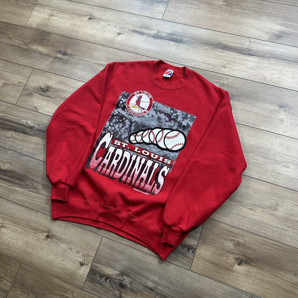 Swingster Vintage 1993 St. Louis Cardinals MLB Embroidered Crewneck Size US XL / EU 56 / 4 - 3 Thumbnail