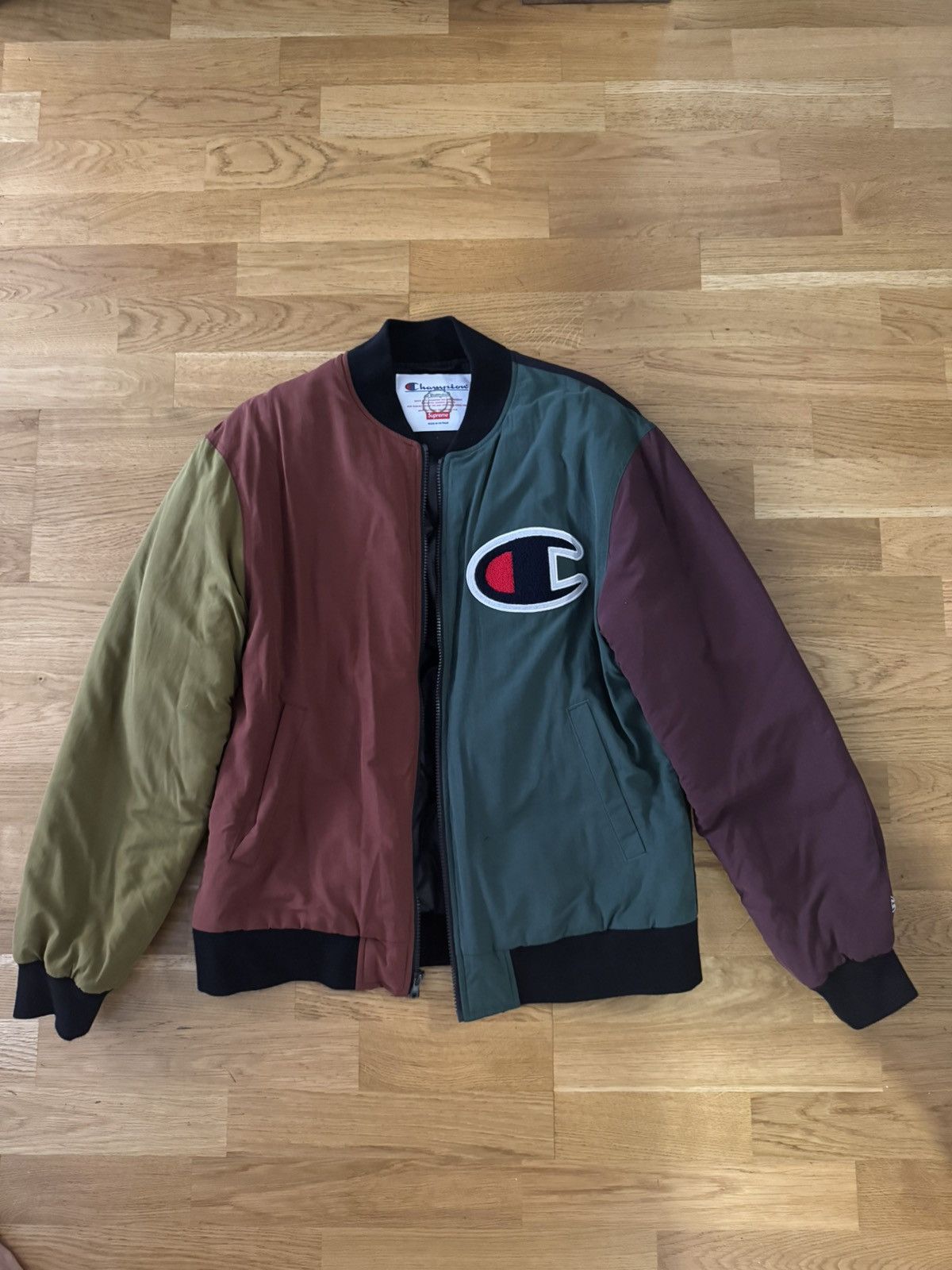 Champion × Supreme Supreme Champion Color Blocked Jacket - Size Medium Like New Size US M / EU 48-50 / 2 - 1 Thumbnail